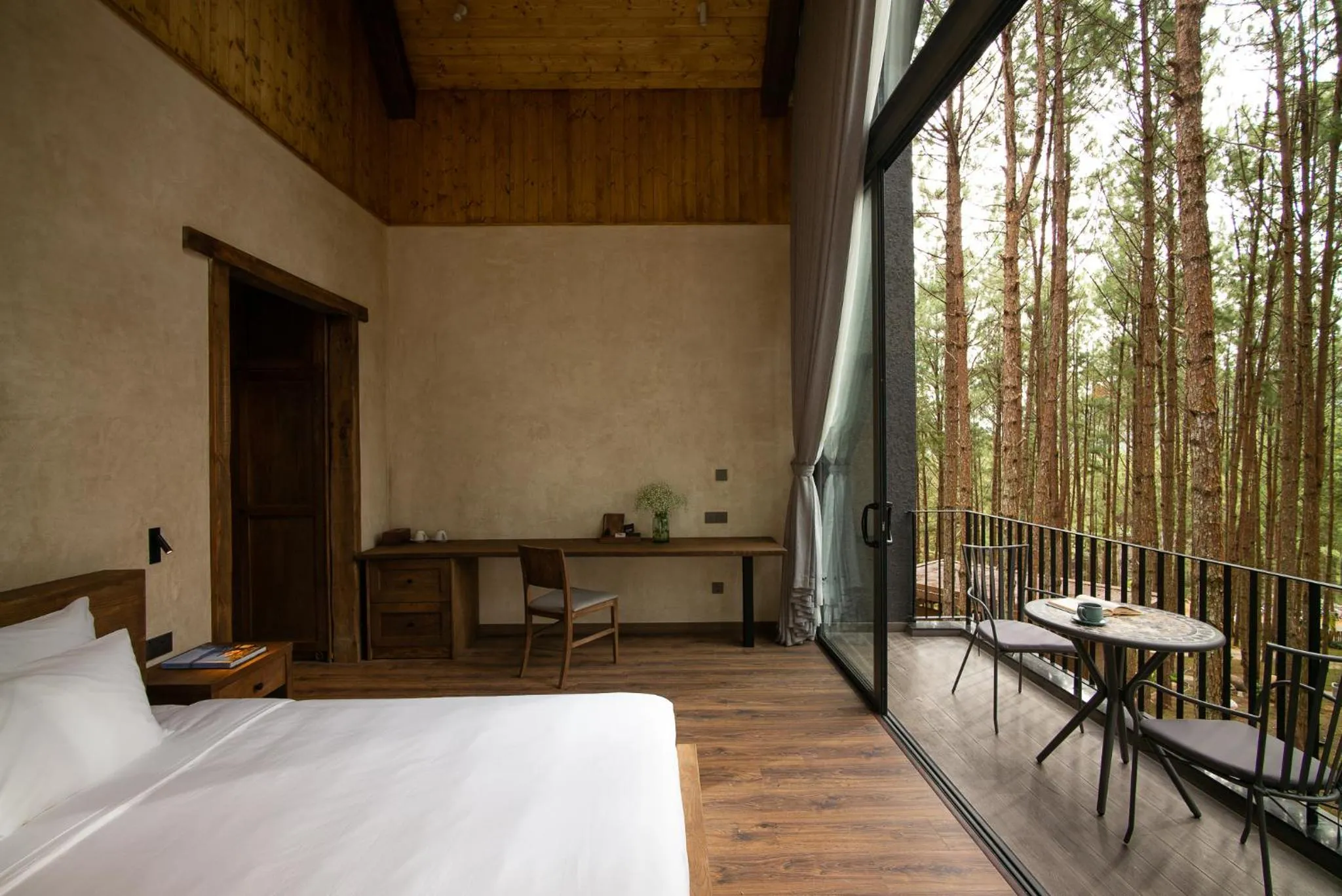 Bedroom, Bed in Mơ Stay - Forest Resort