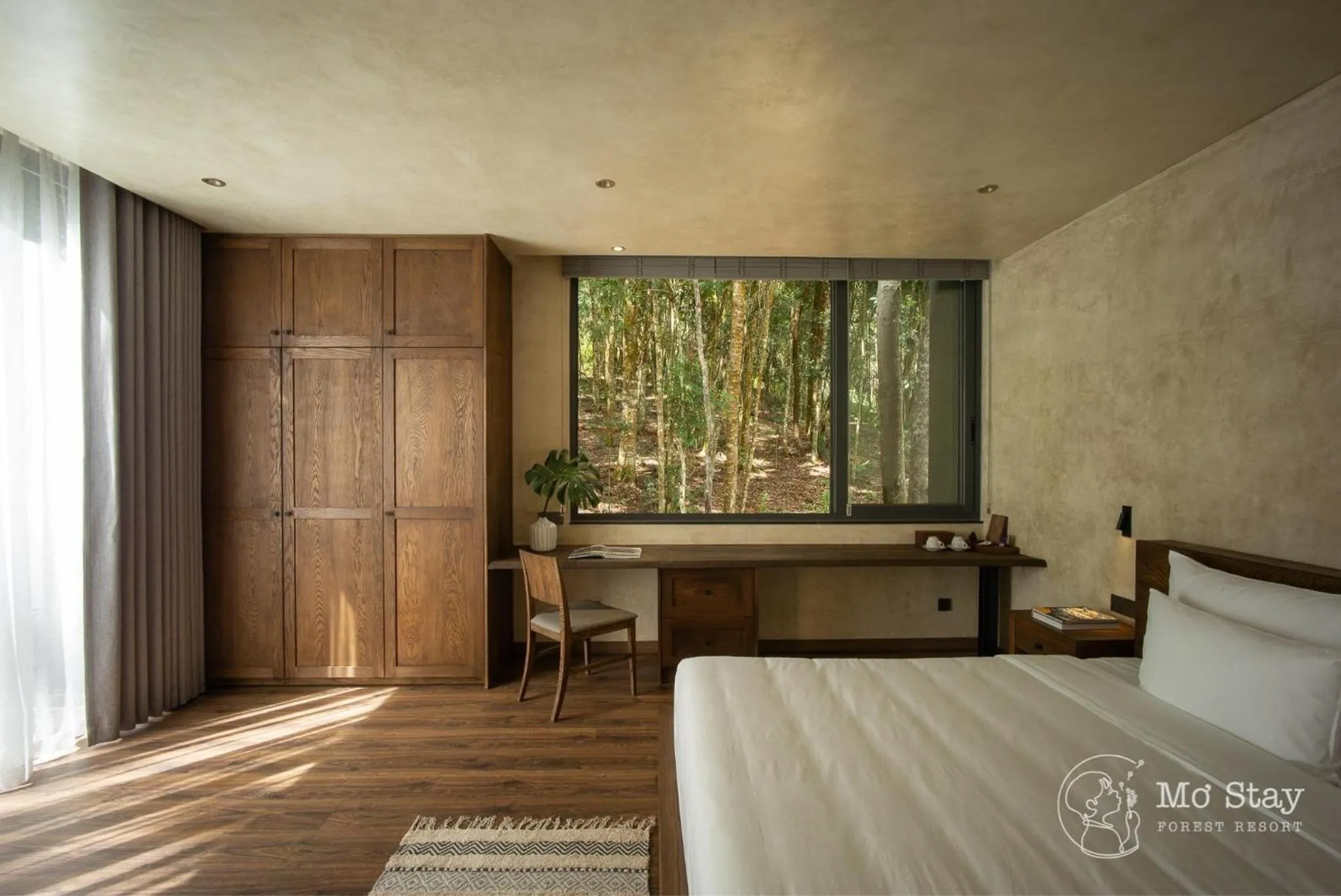 Bedroom, Bed in Mơ Stay - Forest Resort