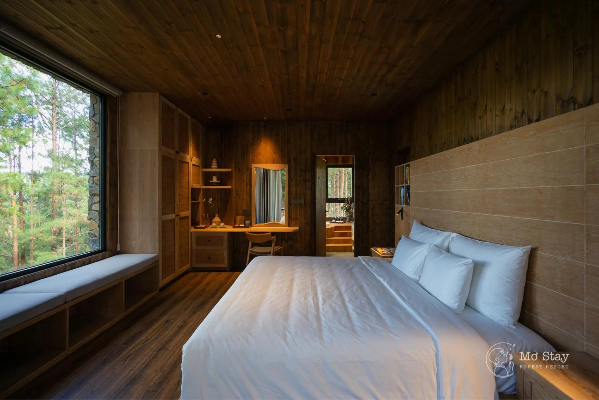 Bedroom, Bed in Mơ Stay - Forest Resort