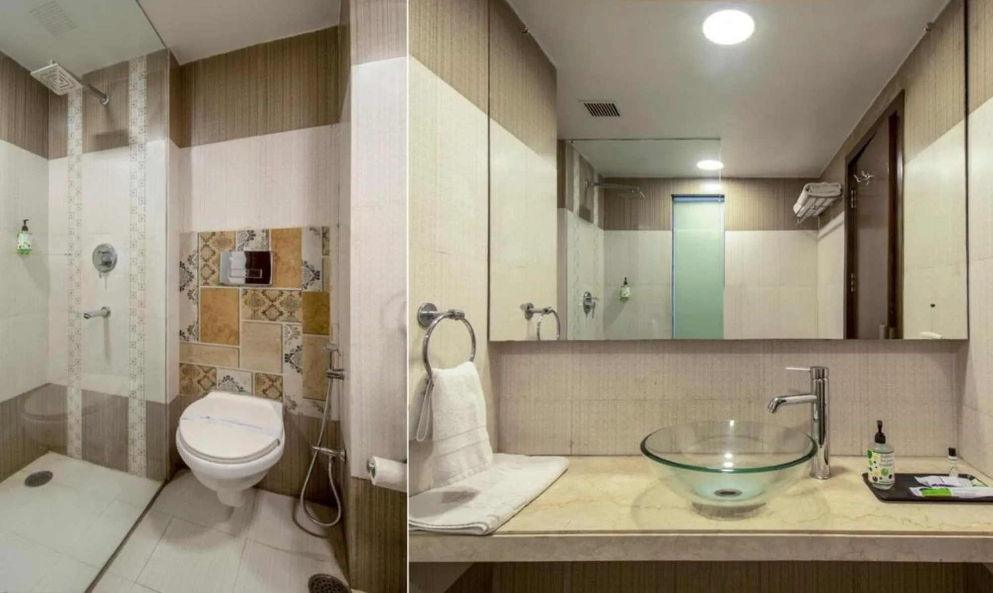 Bathroom in Rosemallow Hotel New Delhi