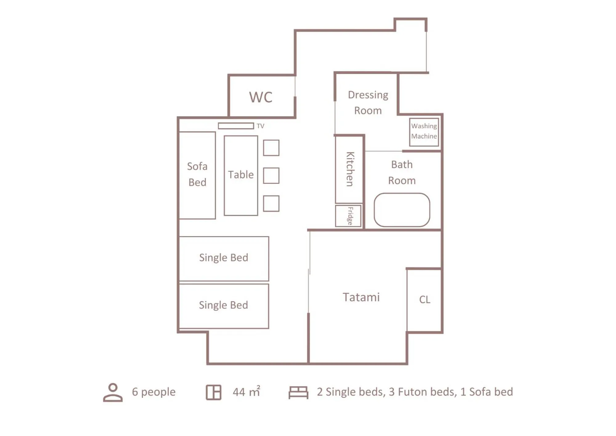 Floor plan in Minn Nihonbashi