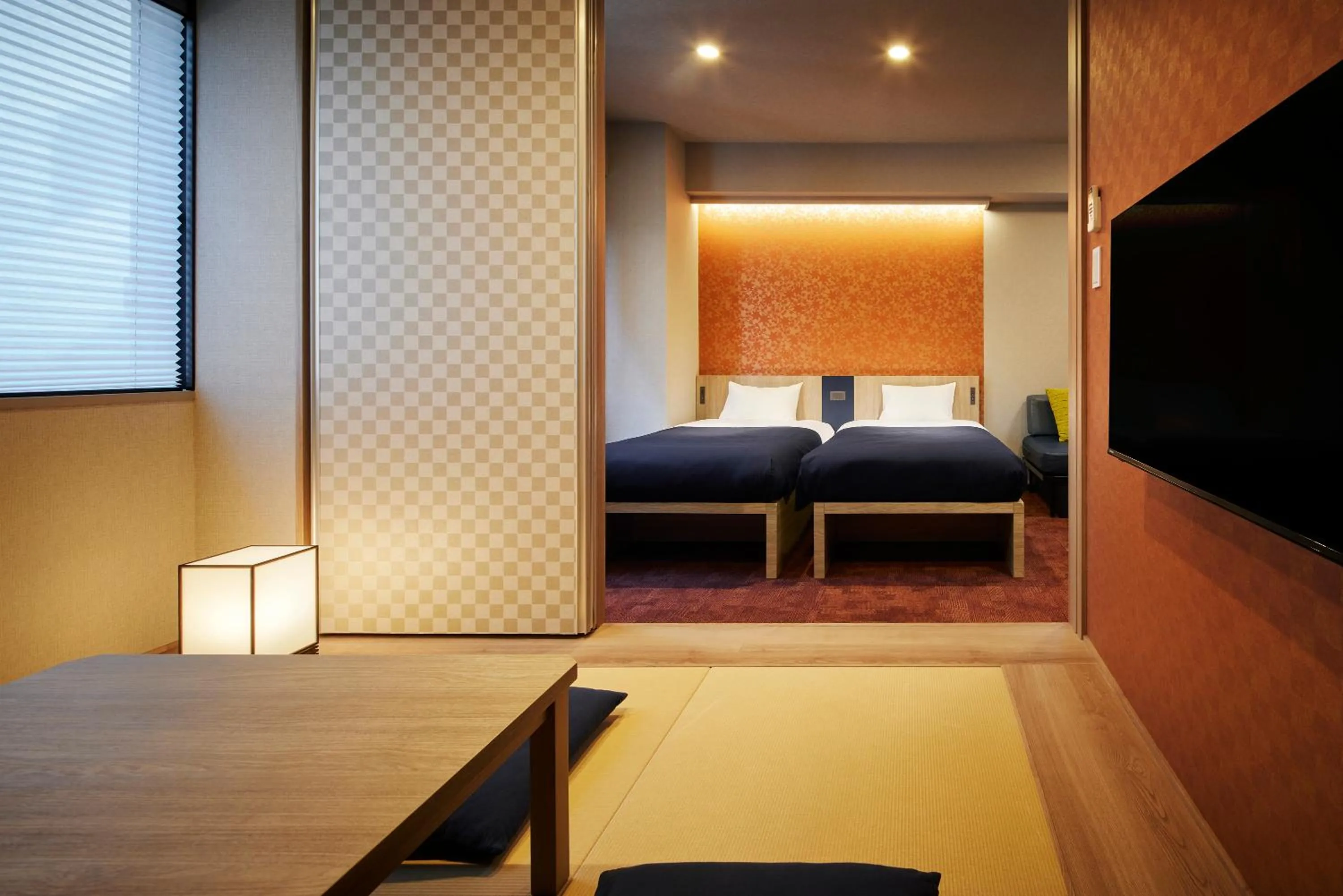 Photo of the whole room, Bed in Minn Nihonbashi