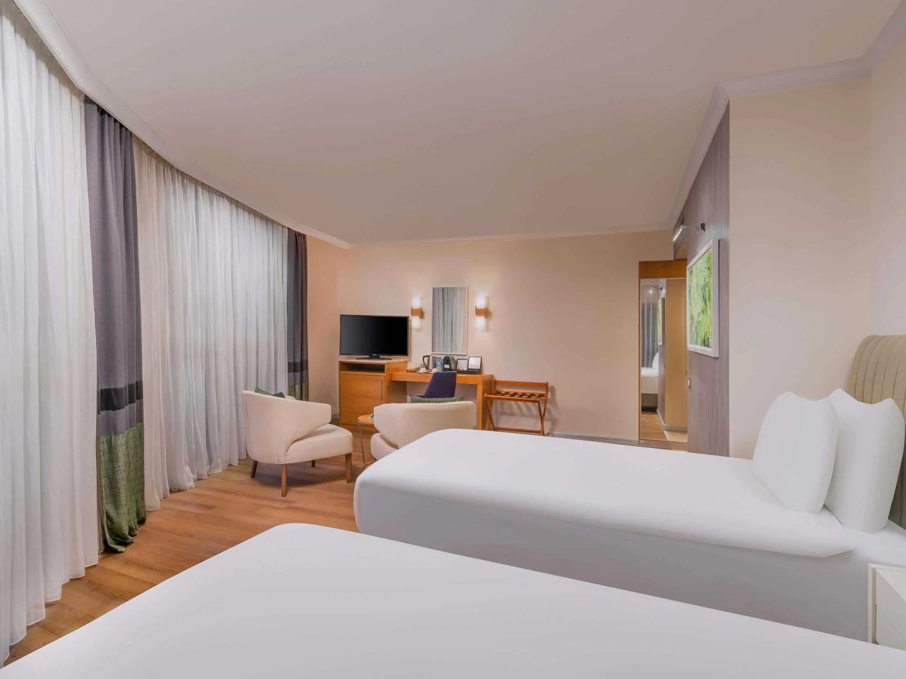 Bedroom, Bed in Rixos Park Belek - The Land Of Legends Access