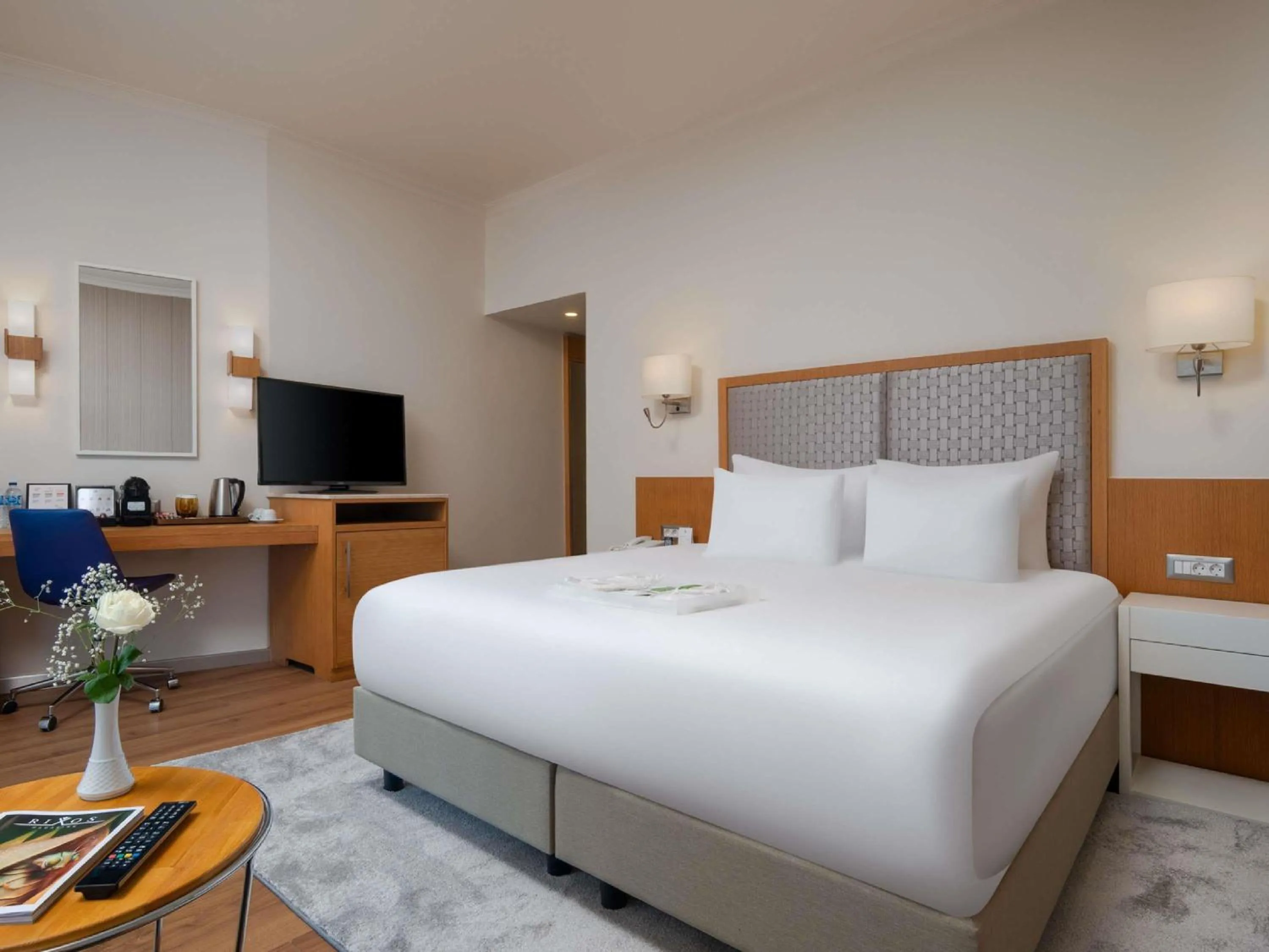 Bedroom, Bed in Rixos Park Belek - The Land Of Legends Access