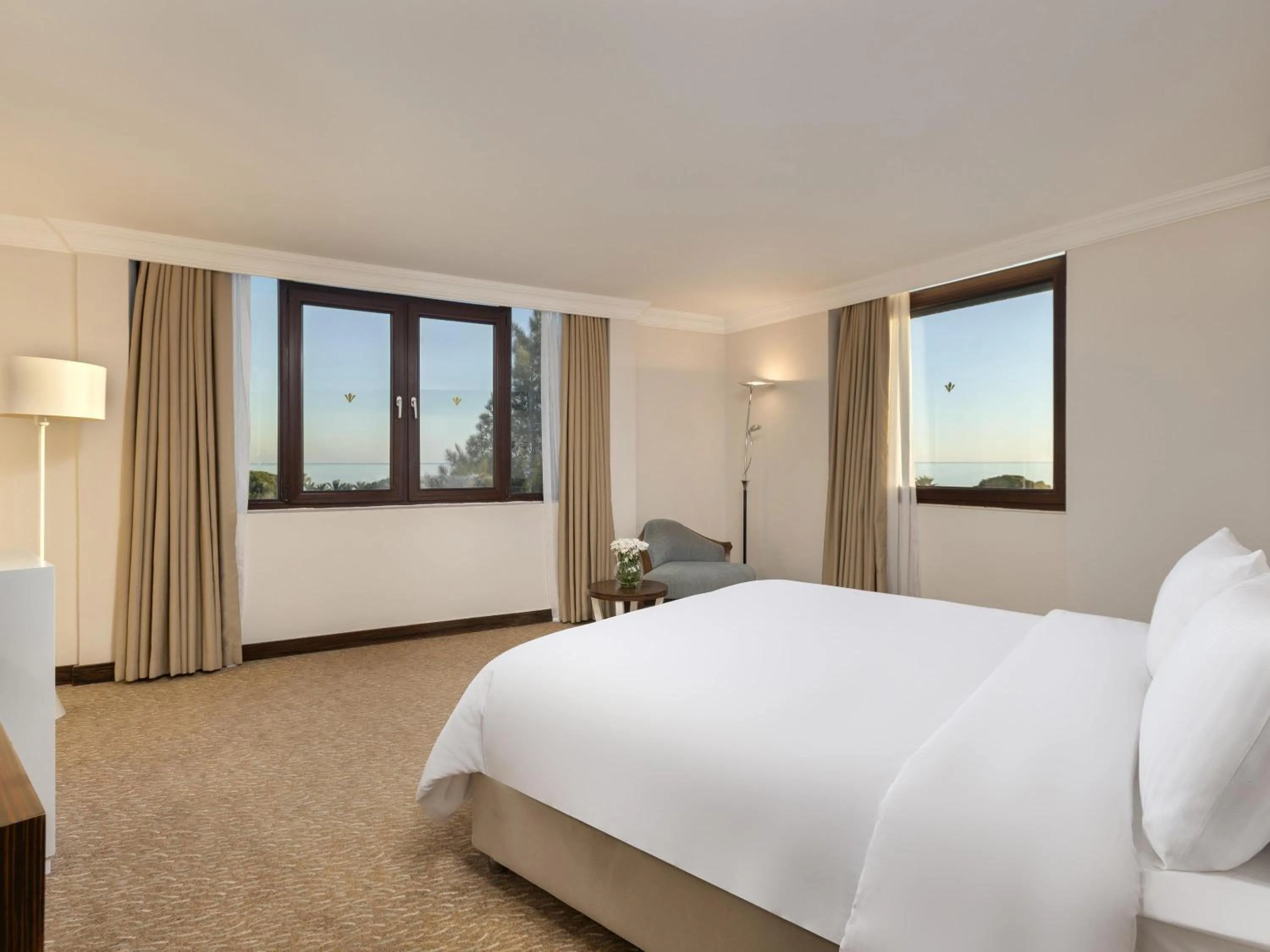 Bedroom, Bed in Rixos Park Belek - The Land Of Legends Access