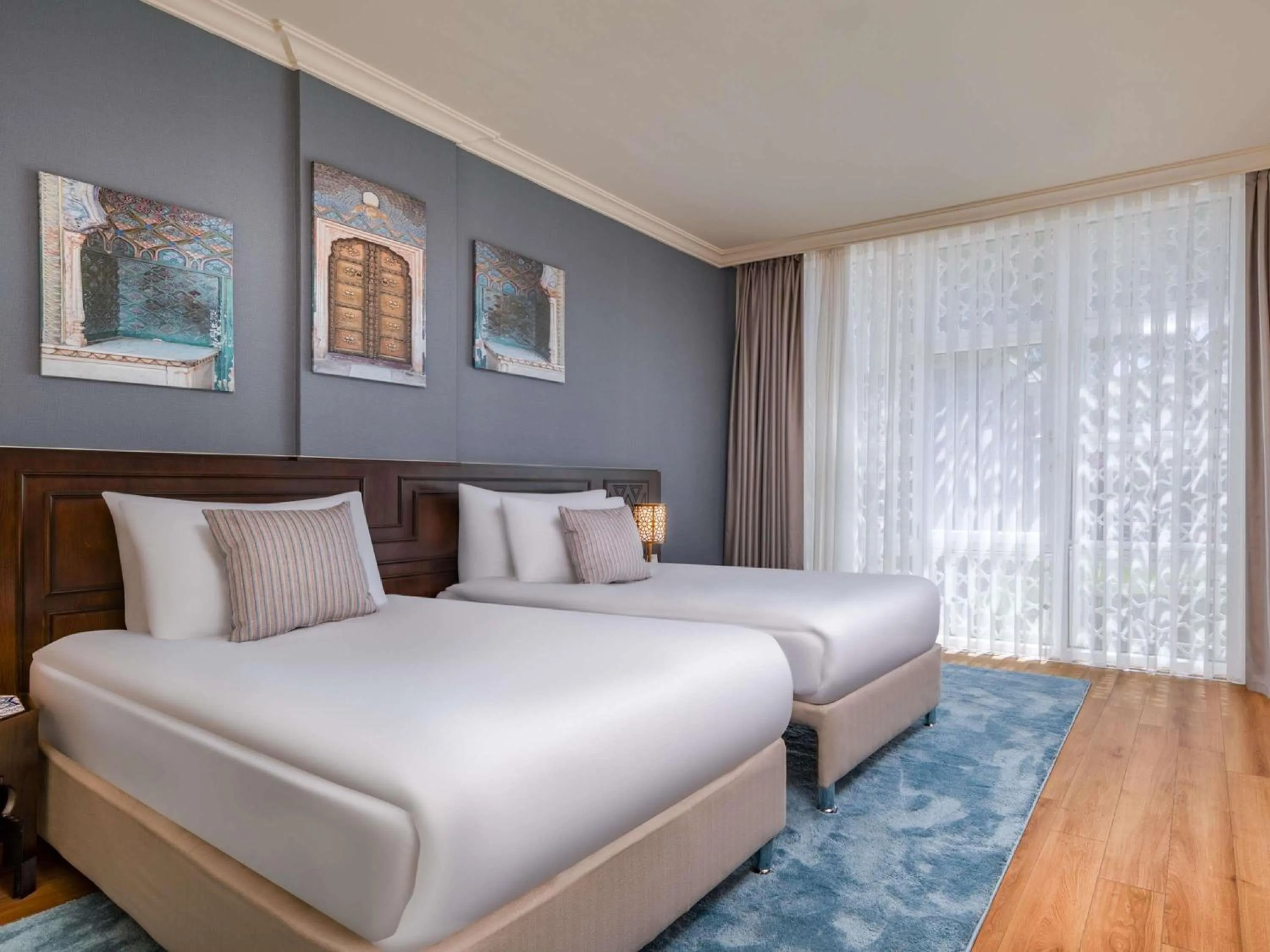 Bedroom, Bed in Rixos Park Belek - The Land Of Legends Access