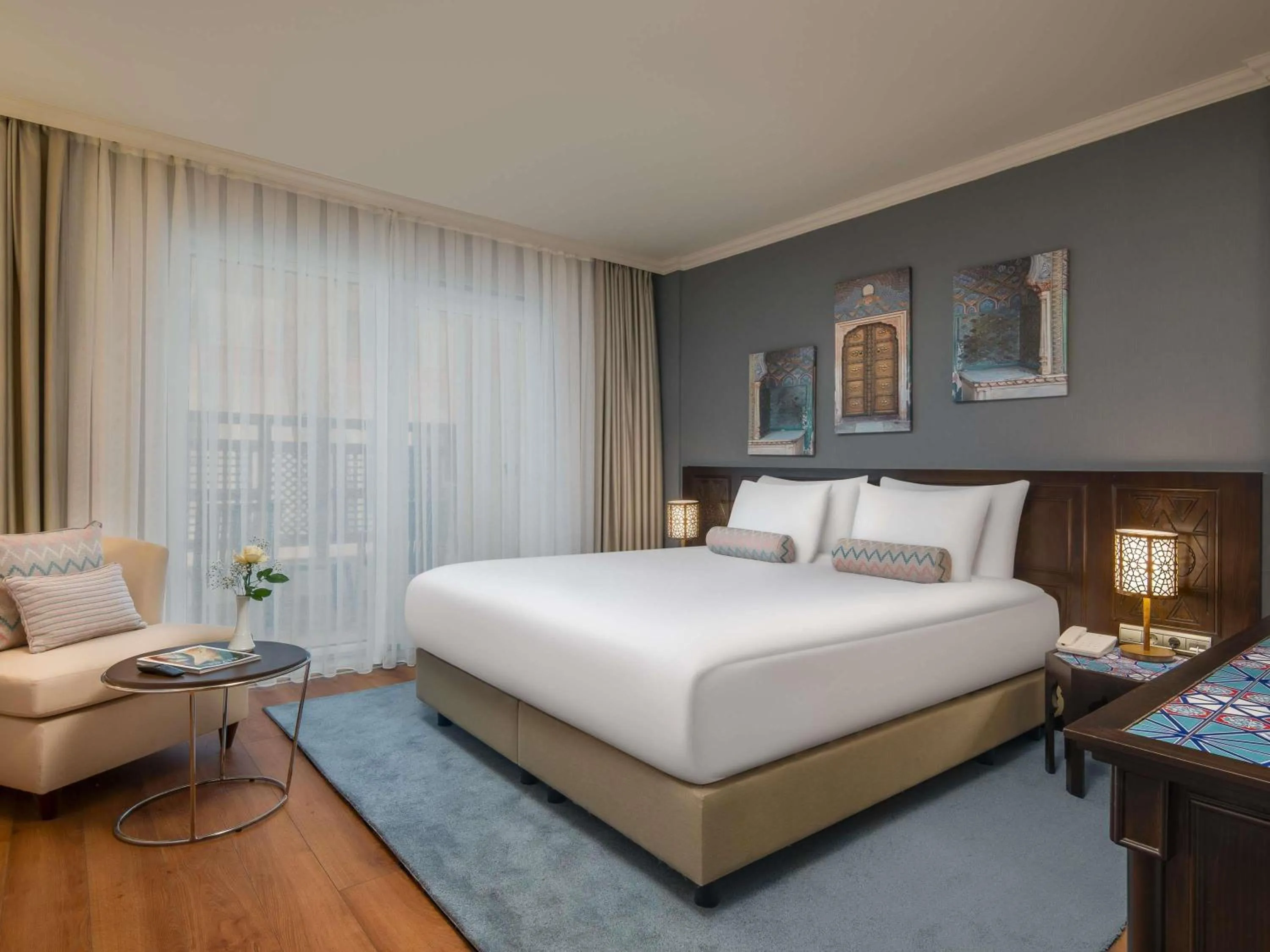 Bedroom, Bed in Rixos Park Belek - The Land Of Legends Access