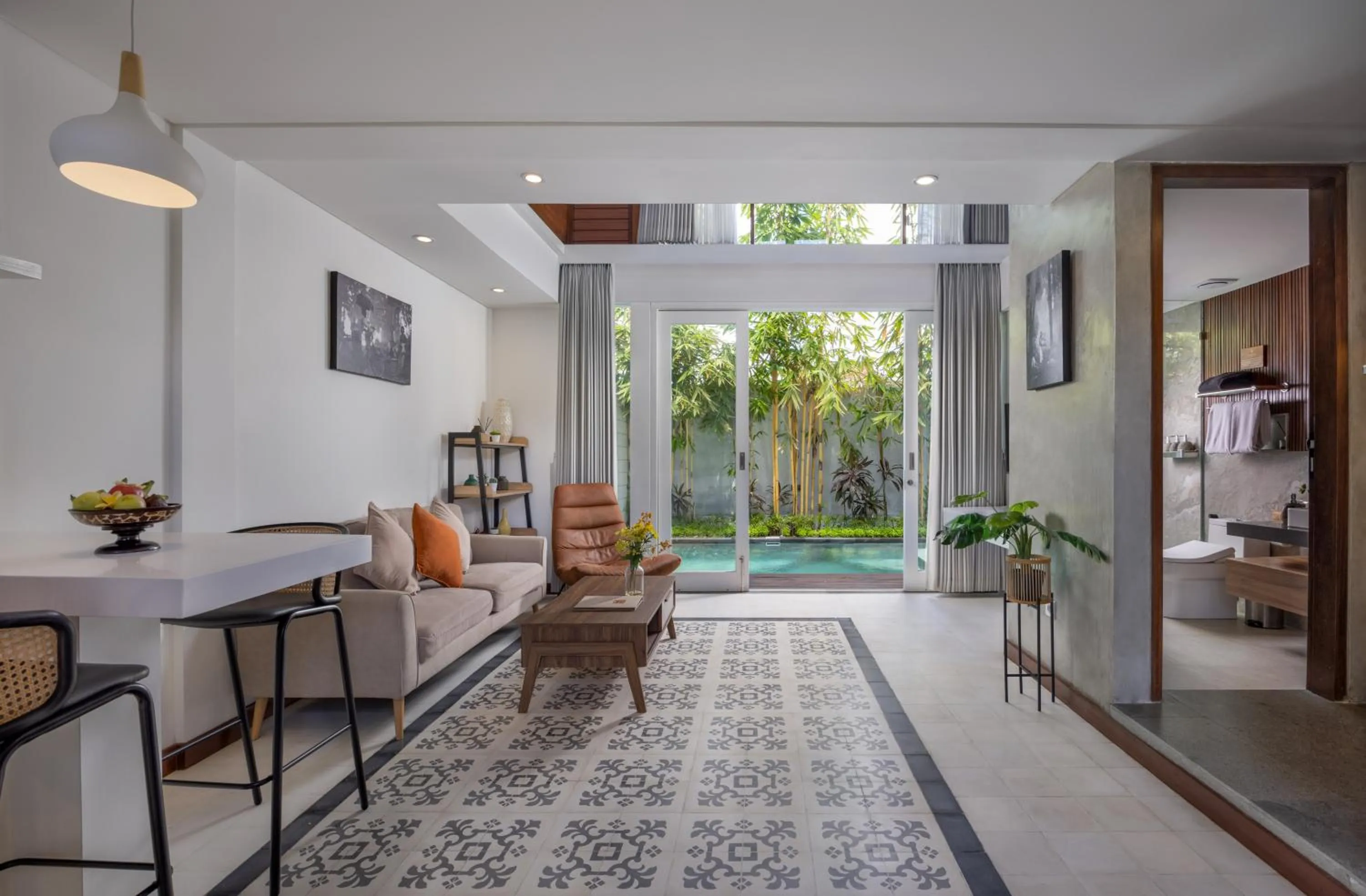 Kitchen or kitchenette in Kanhara Villas Ubud by GenuineHost