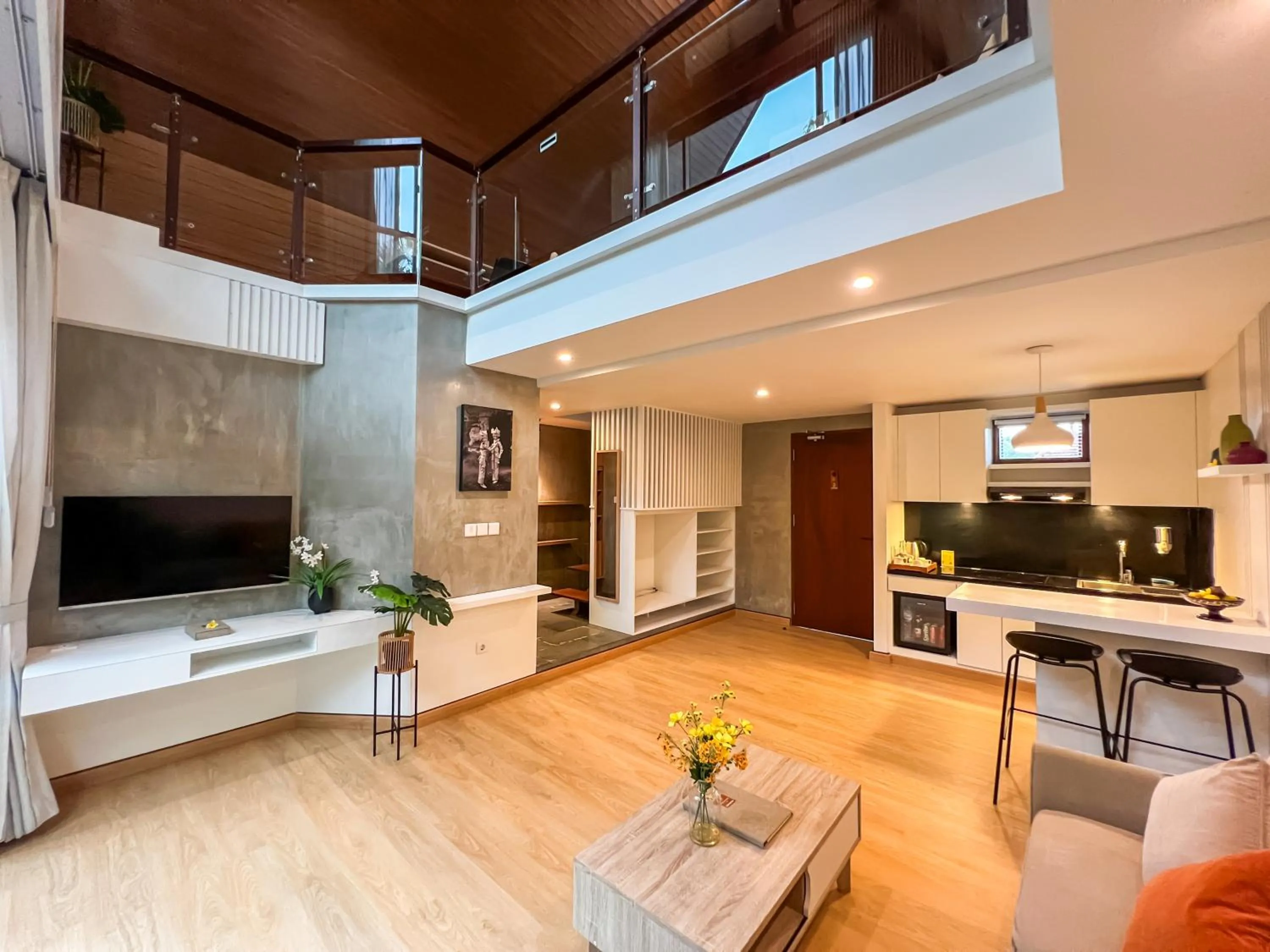 TV and multimedia in Kanhara Villas Ubud by GenuineHost