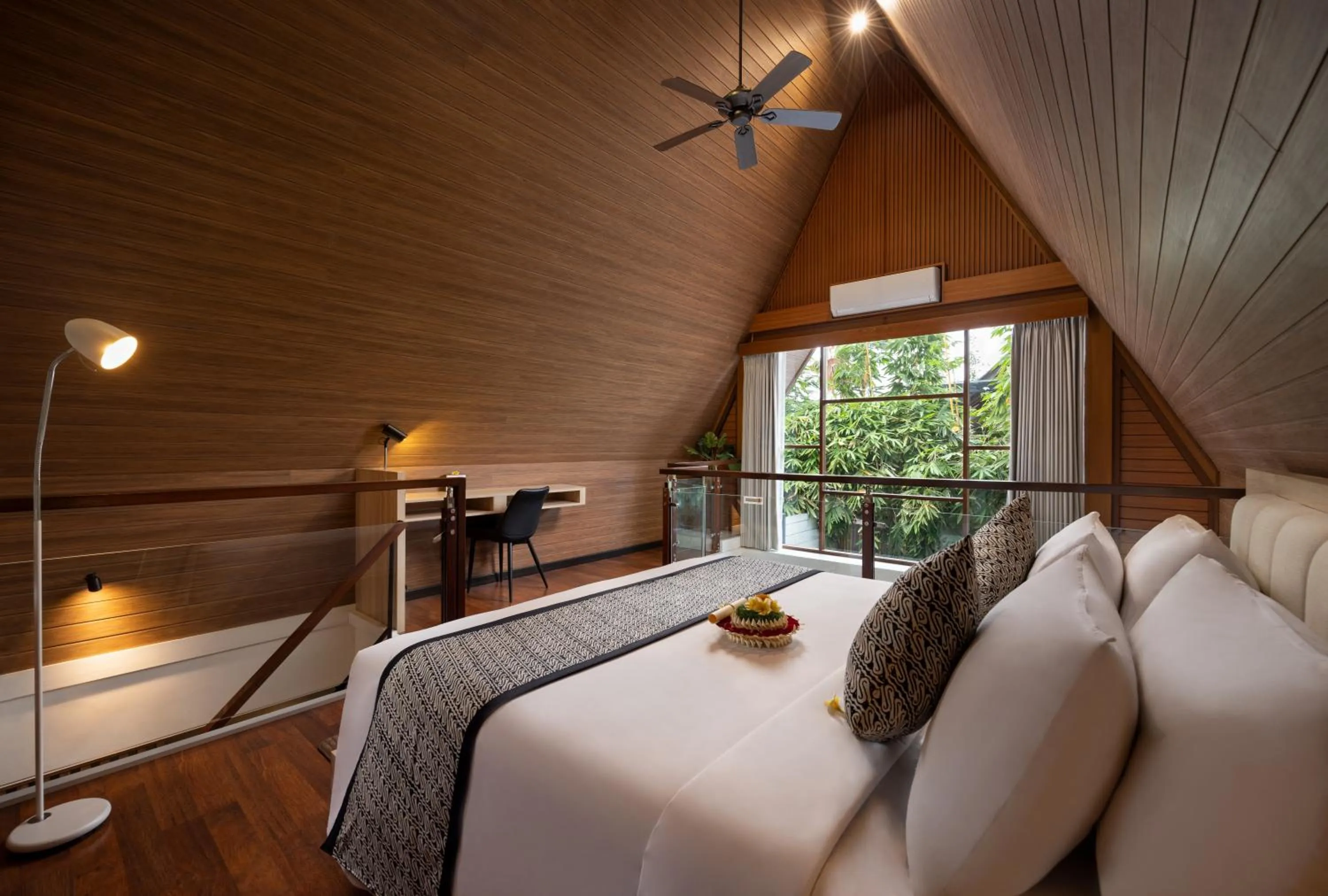 Bed in Kanhara Villas Ubud by GenuineHost