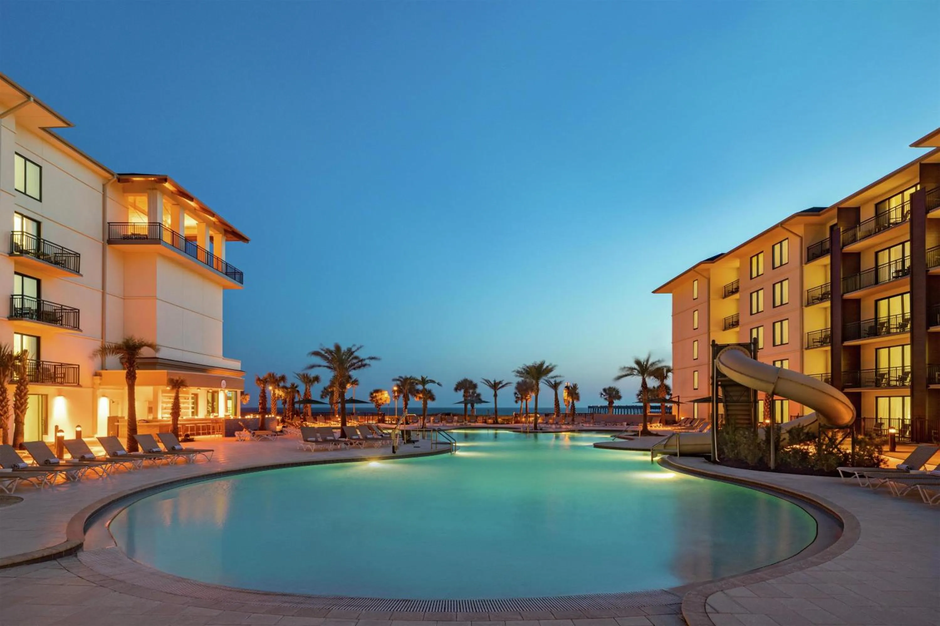 Pool view in Embassy Suites By Hilton Panama City Beach Resort
