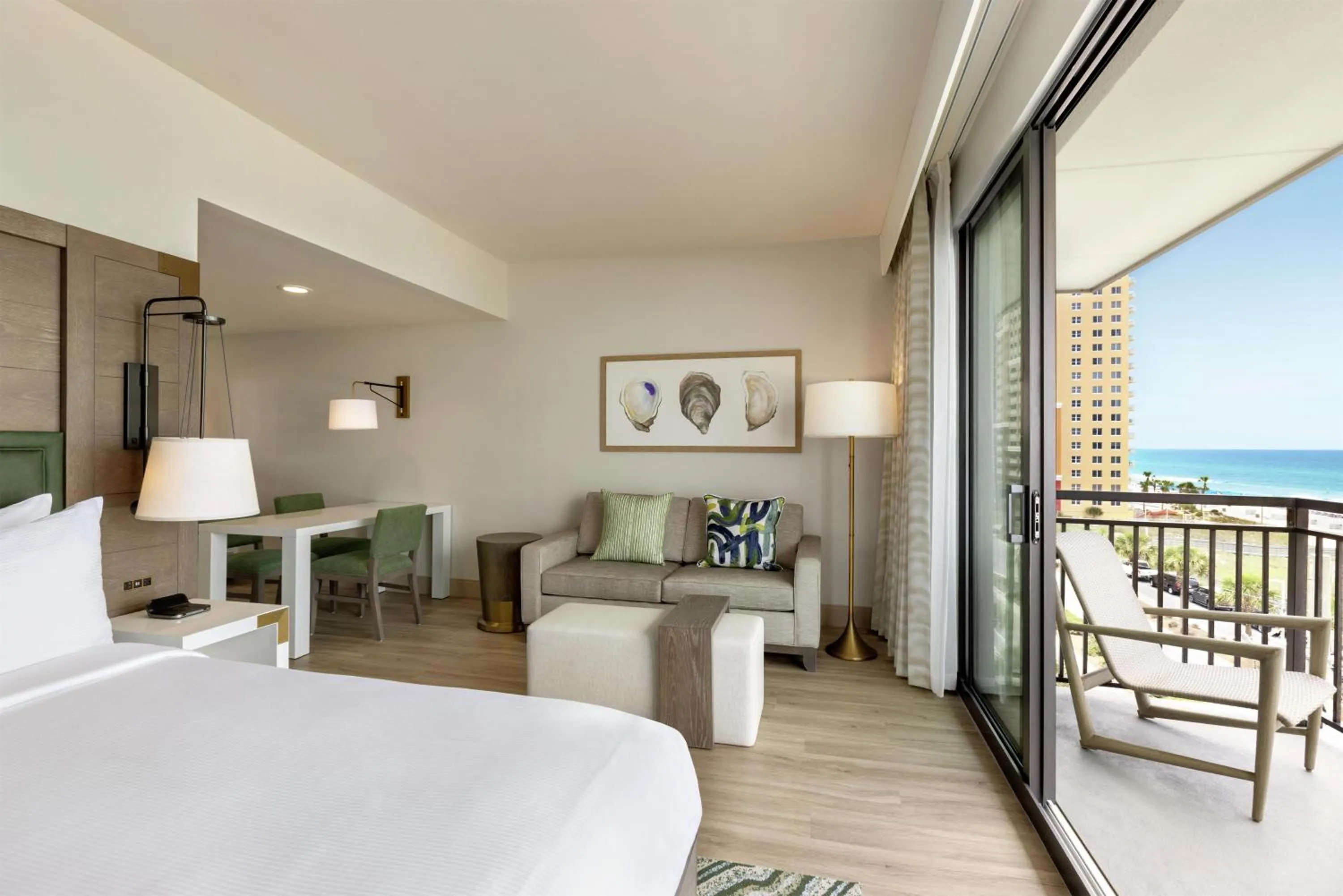 View (from property/room), Bed in Embassy Suites By Hilton Panama City Beach Resort