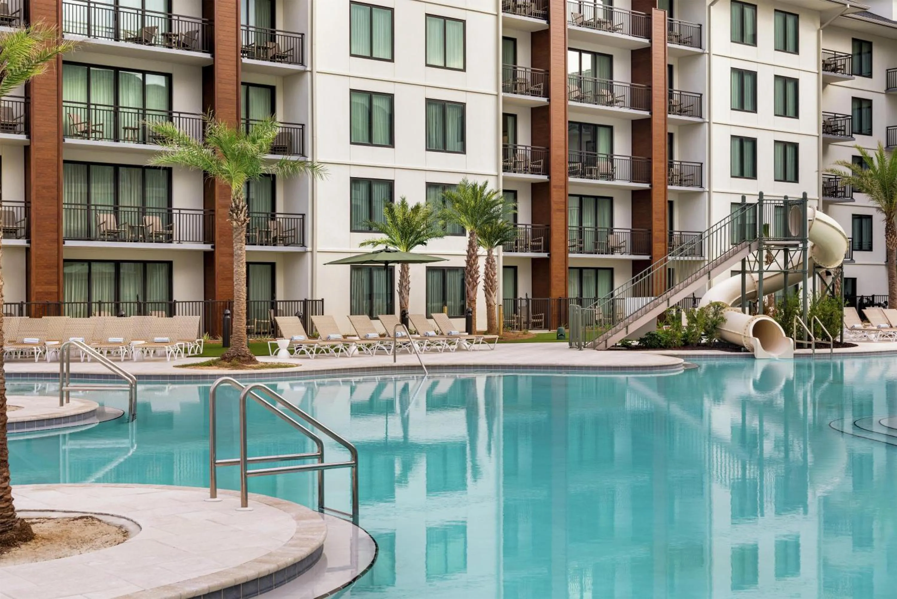 Pool view in Embassy Suites By Hilton Panama City Beach Resort