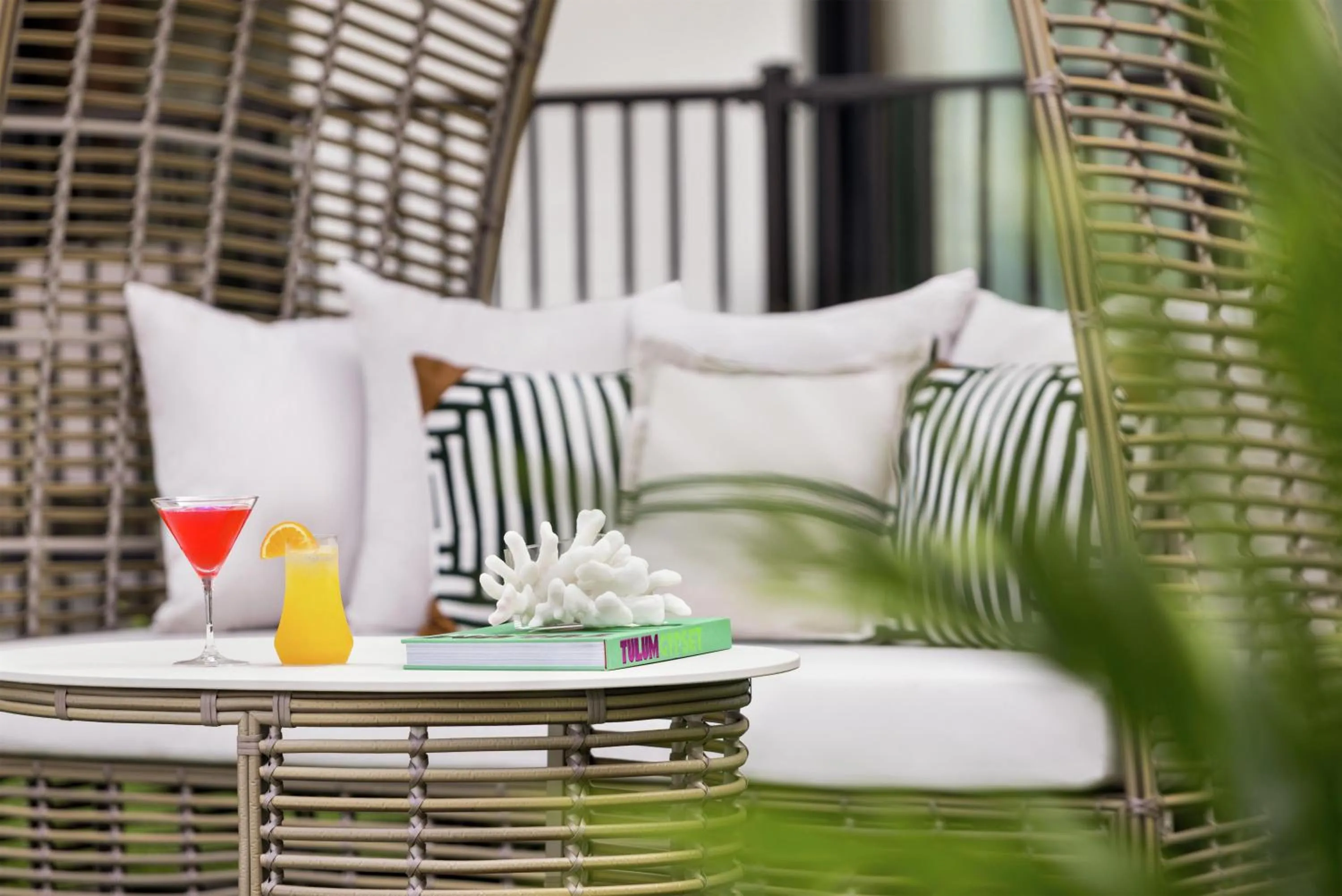 Inner courtyard view in Embassy Suites By Hilton Panama City Beach Resort