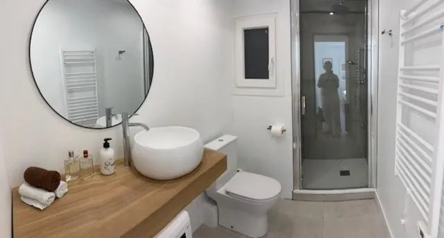 Shower in Appartement Maurel boho chic