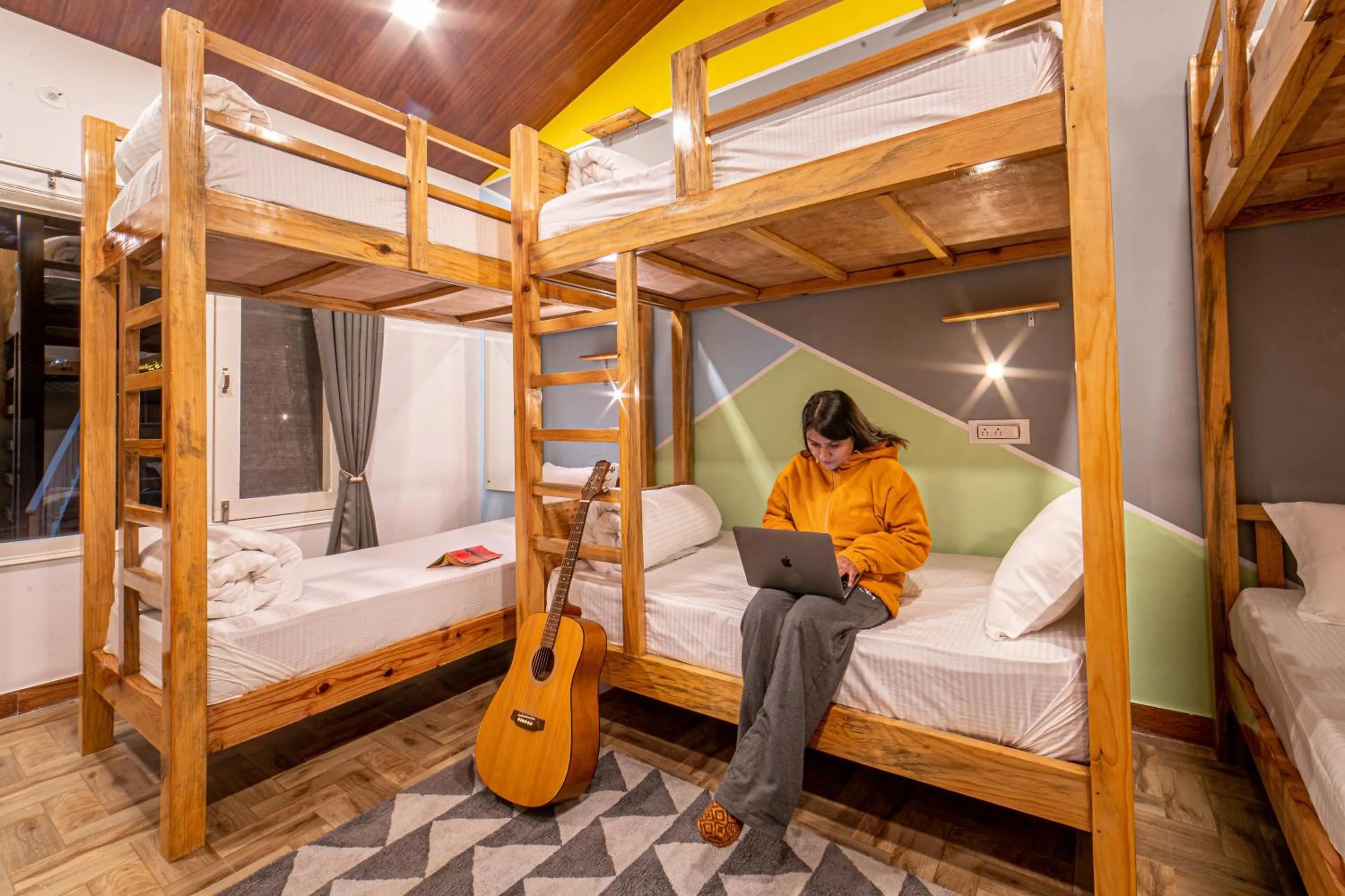 Bed in Zostel Plus Nainital, Naina Range