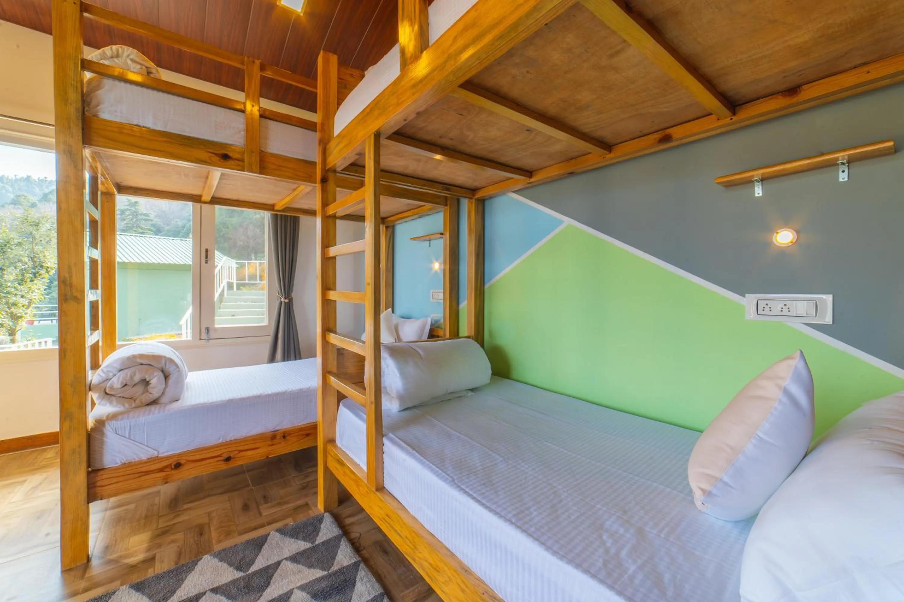 Bed in Zostel Plus Nainital, Naina Range