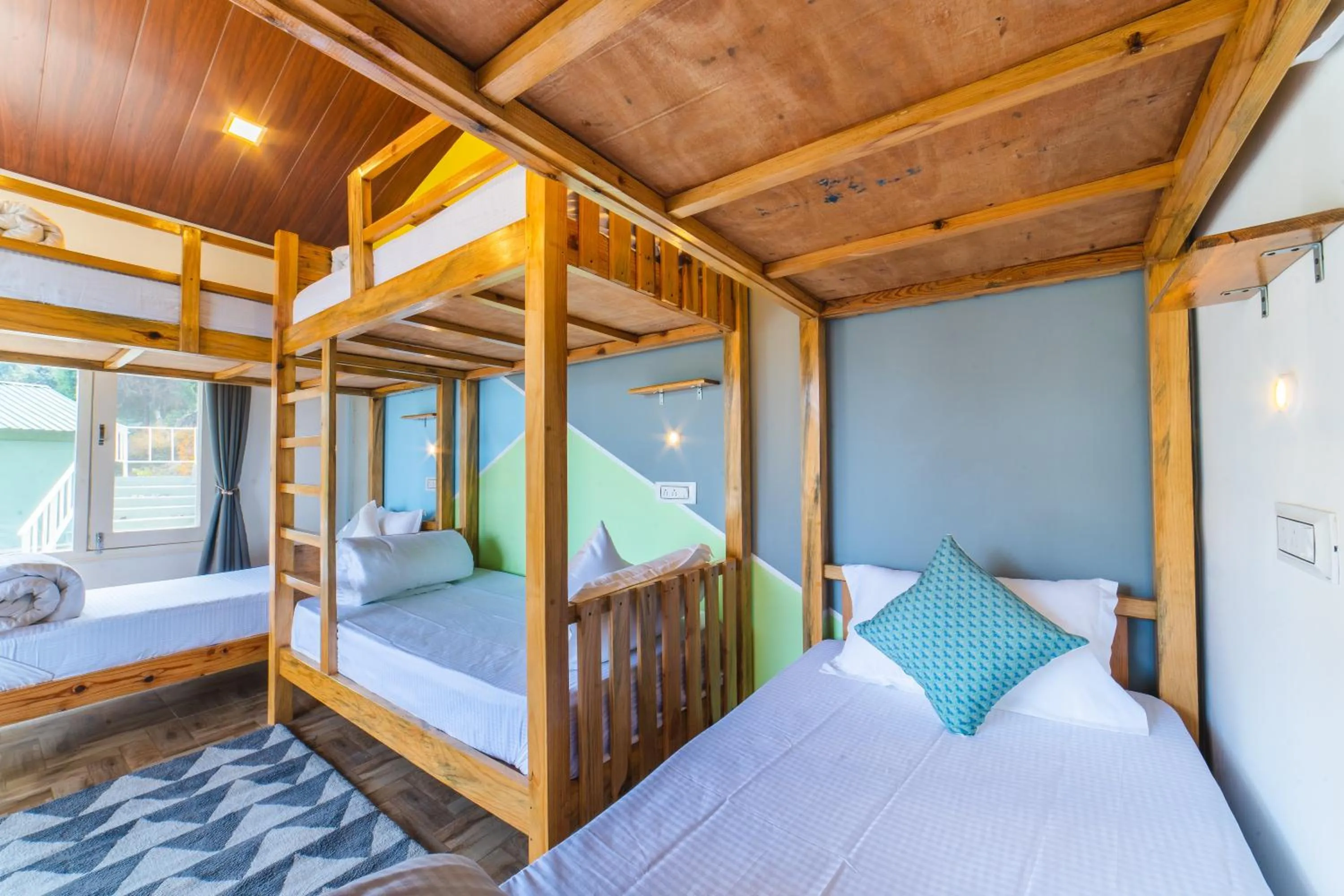 Bed in Zostel Plus Nainital, Naina Range