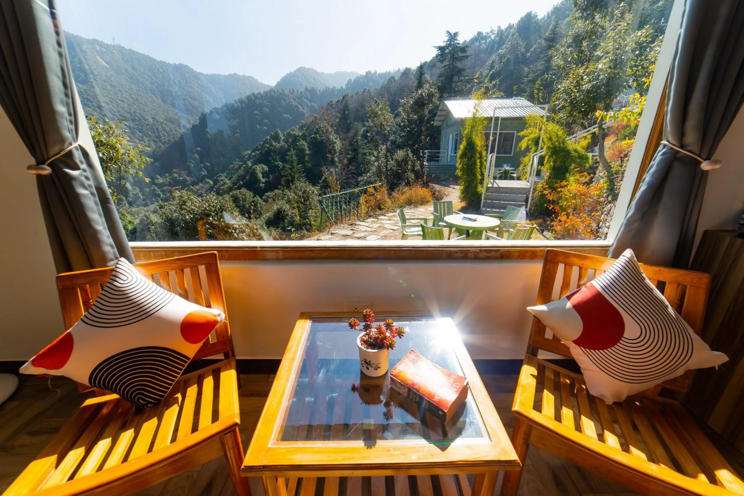 View (from property/room) in Zostel Plus Nainital, Naina Range