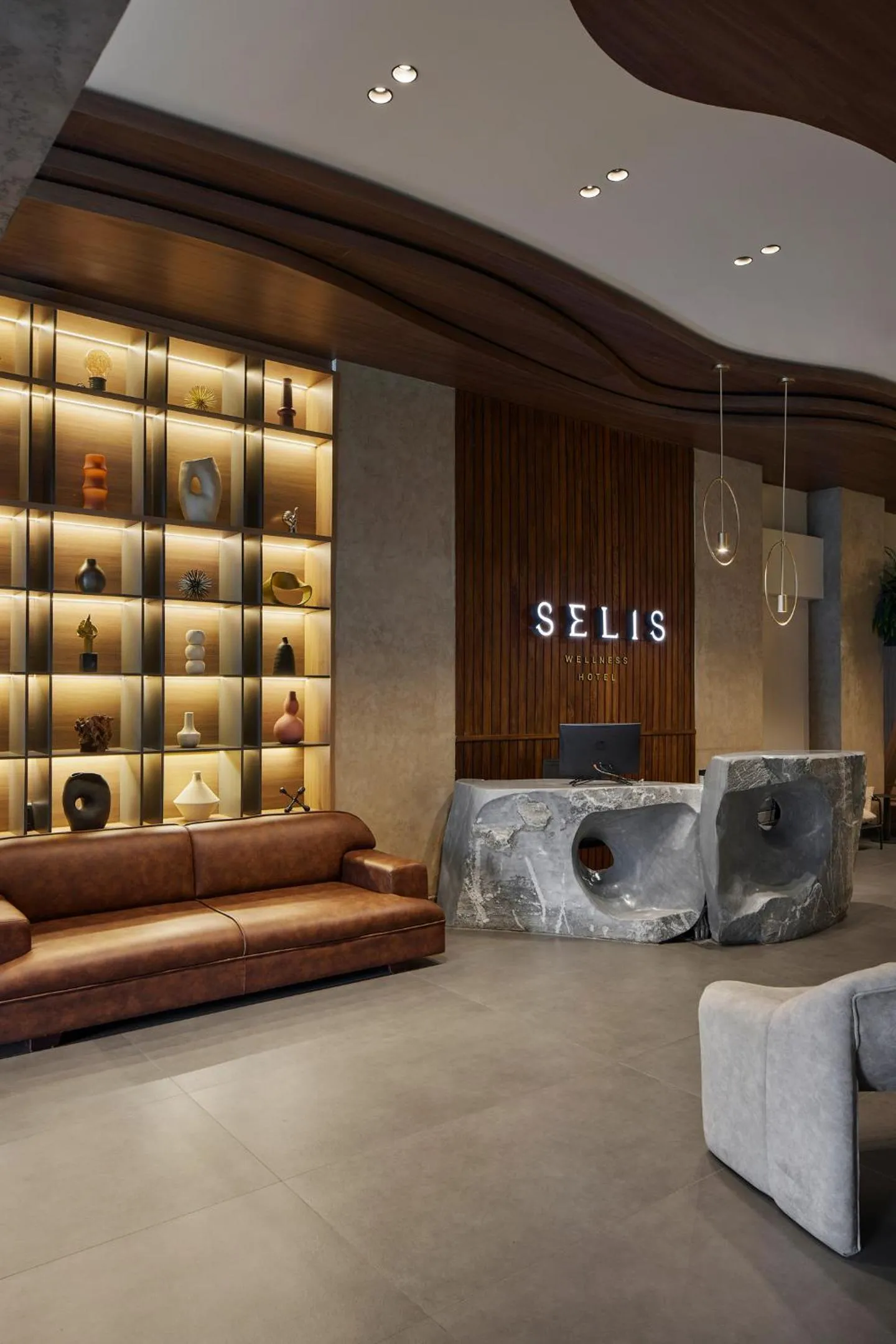 Lobby or reception in Hotel Selis