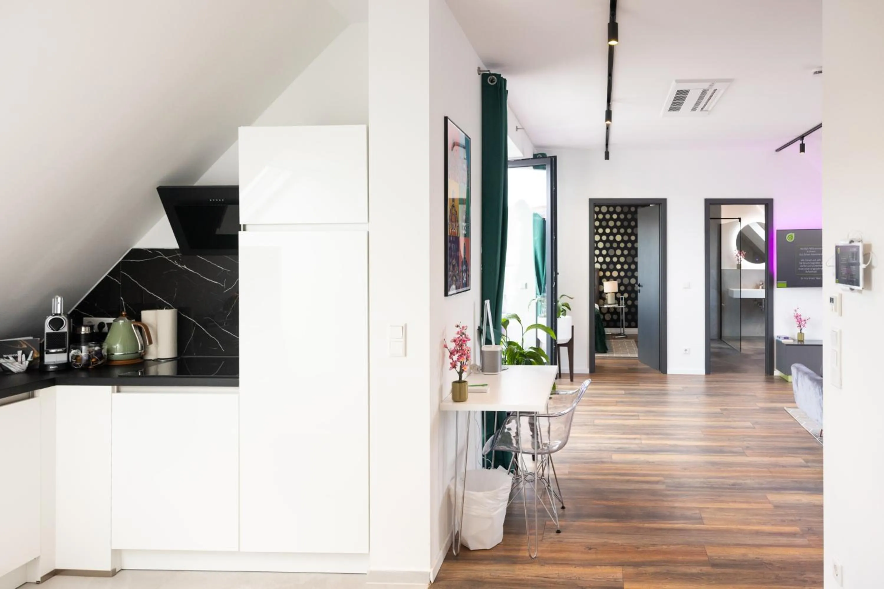 kitchen in THE Penthouse at Eco Smart Apartments