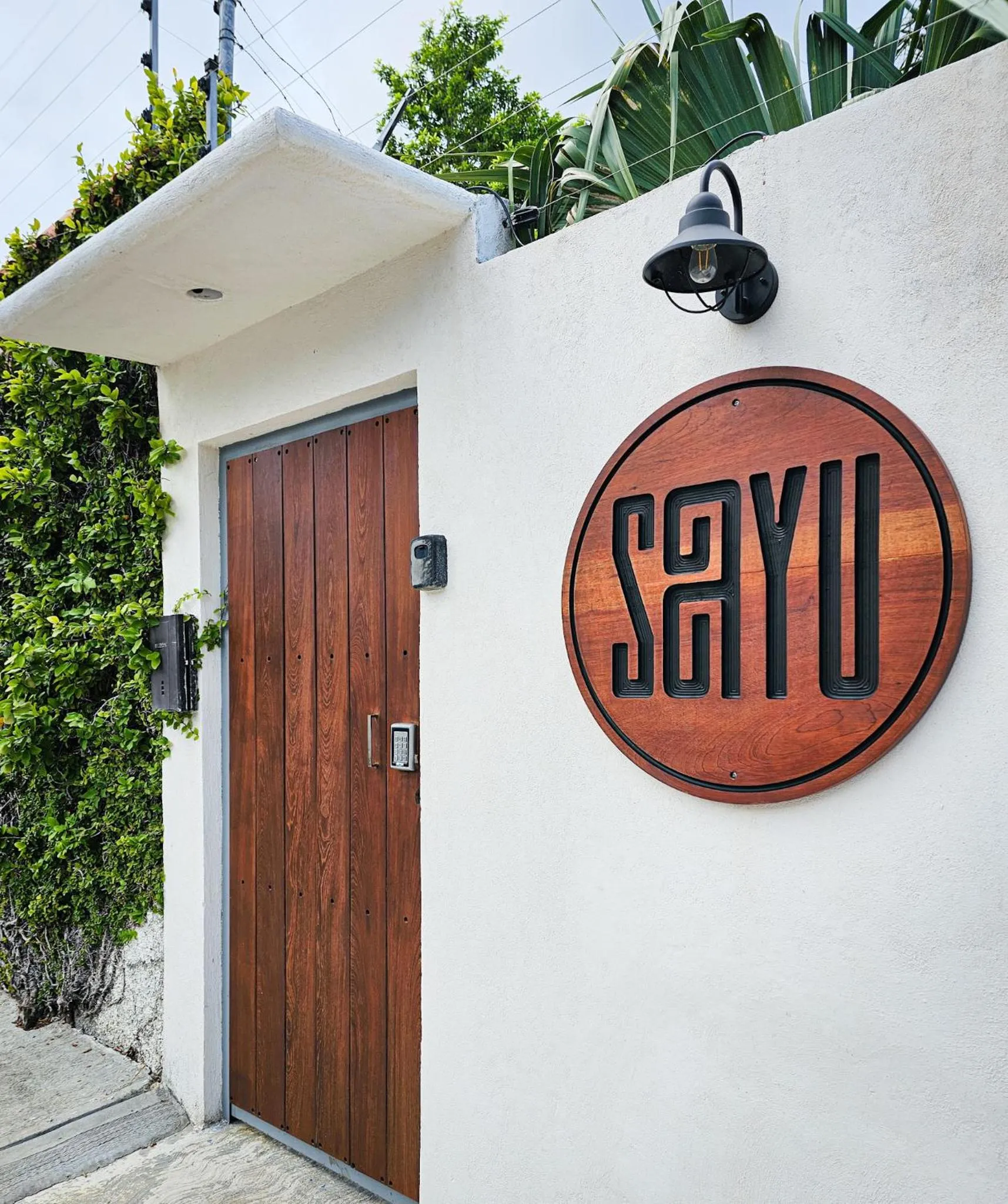 Facade/entrance in SAYU - Suites