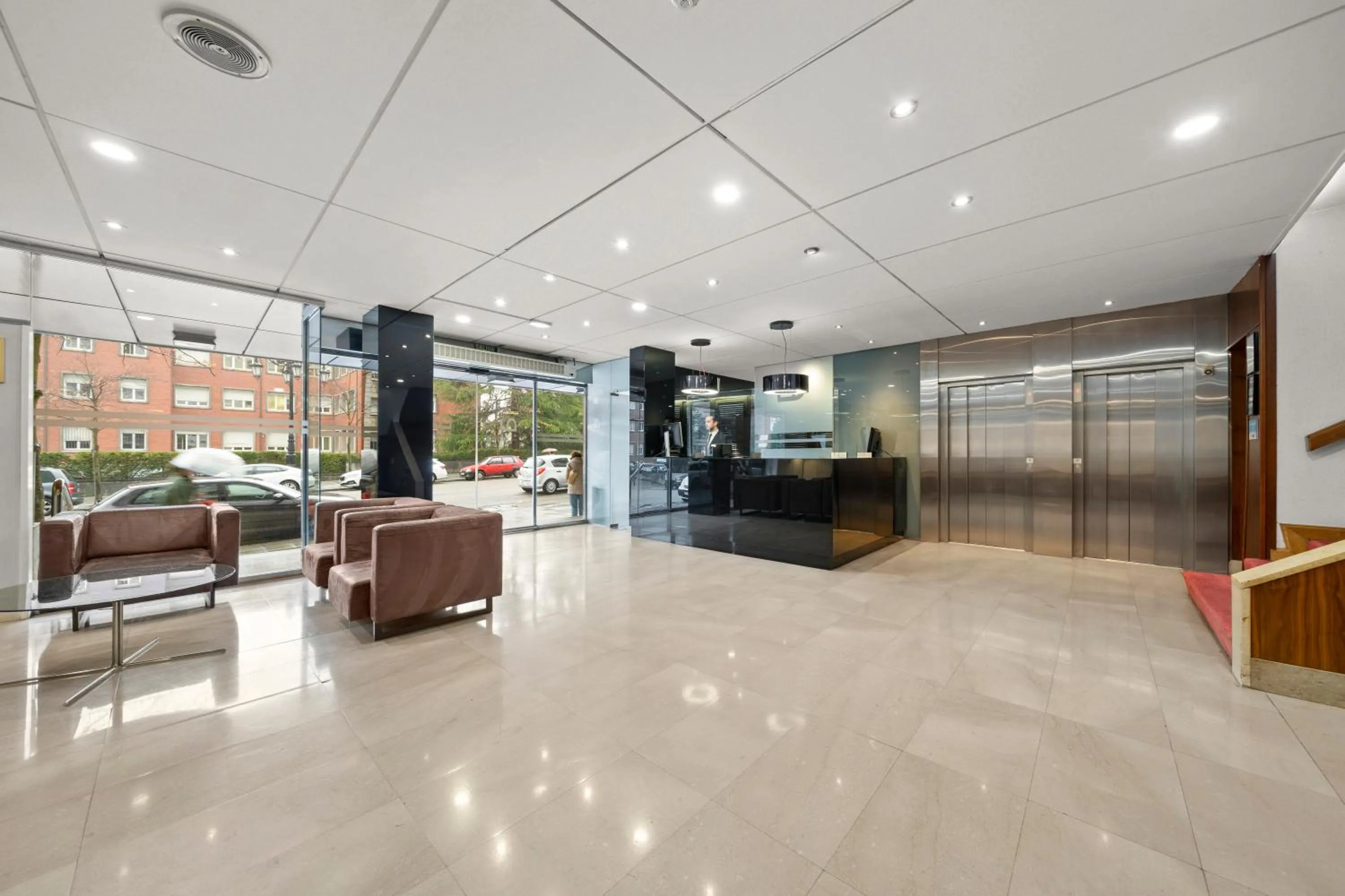 Lobby or reception in Hotel Zentral Ramiro I Oviedo