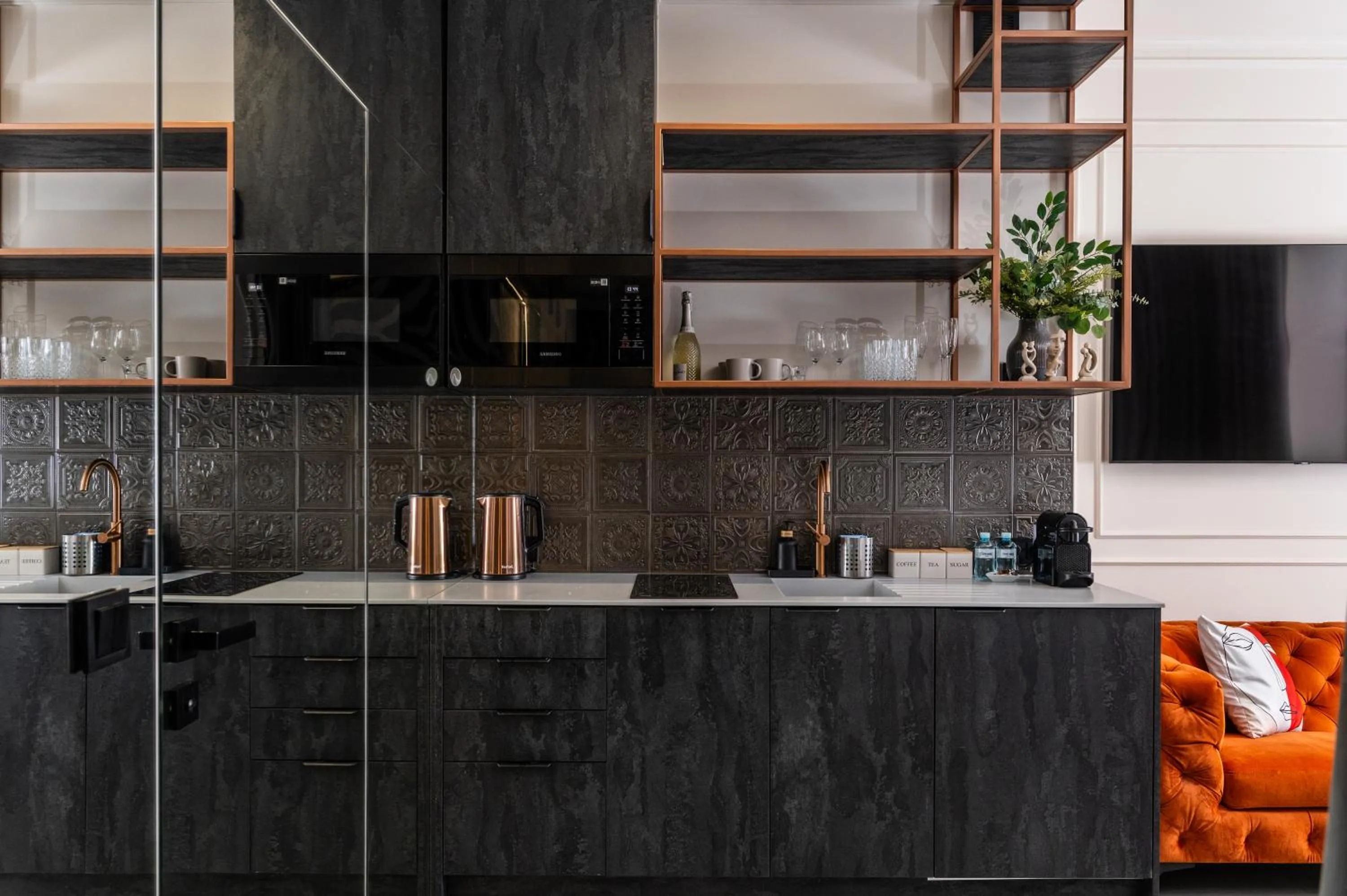 Kitchen or kitchenette in Apartamenty Jubilat - KRK FOR STAY