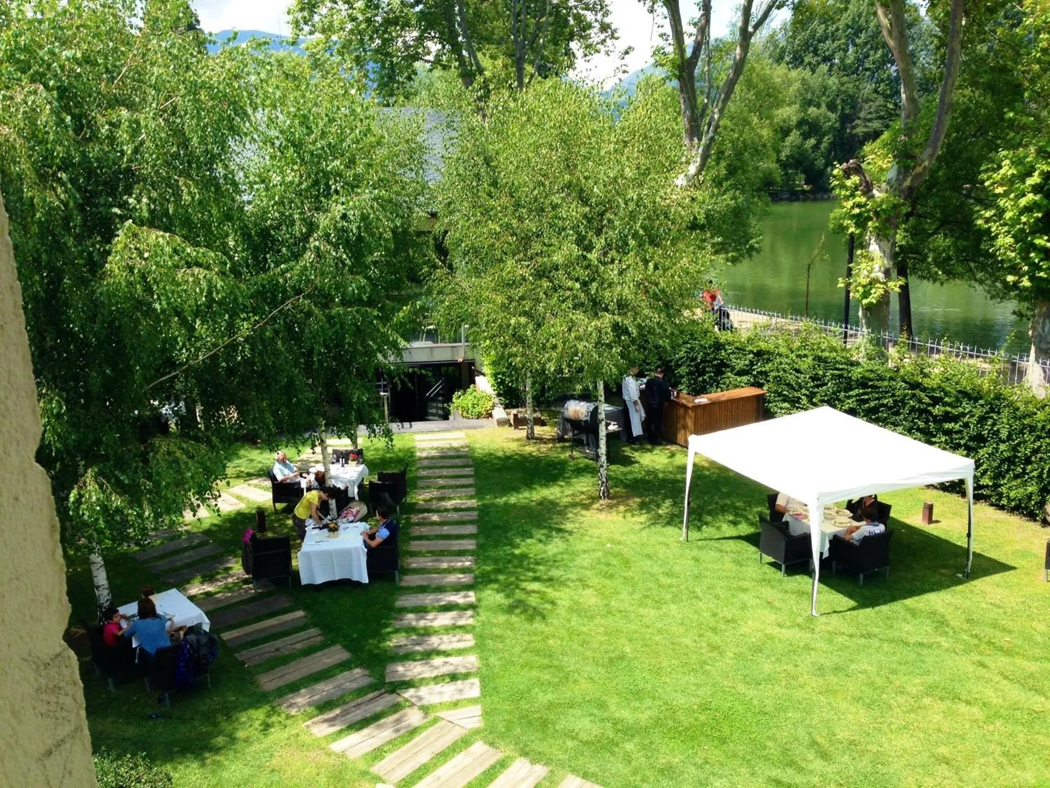 Garden in Hotel Villa Paulita