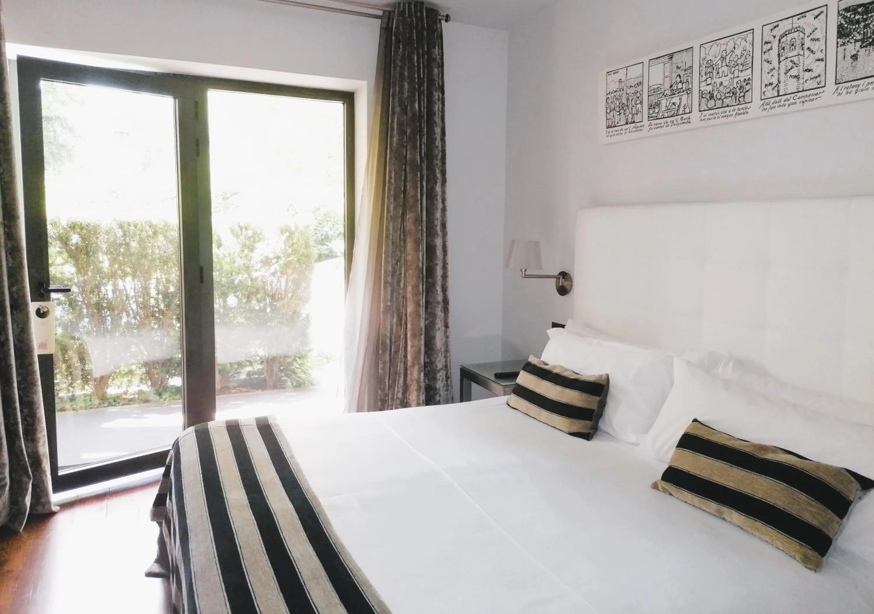 Bed in Hotel Villa Paulita