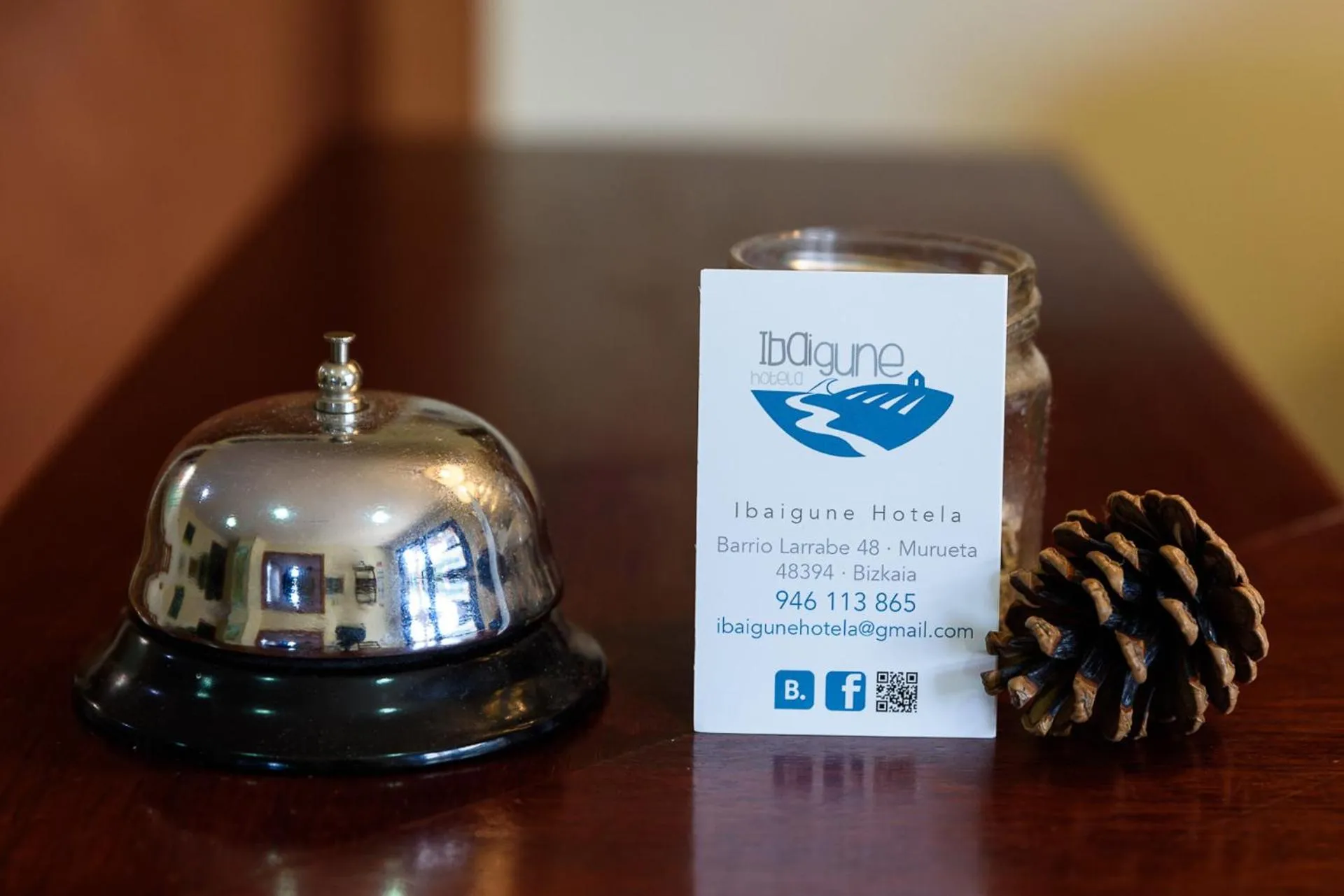 Lobby or reception in Hotel Ibaigune