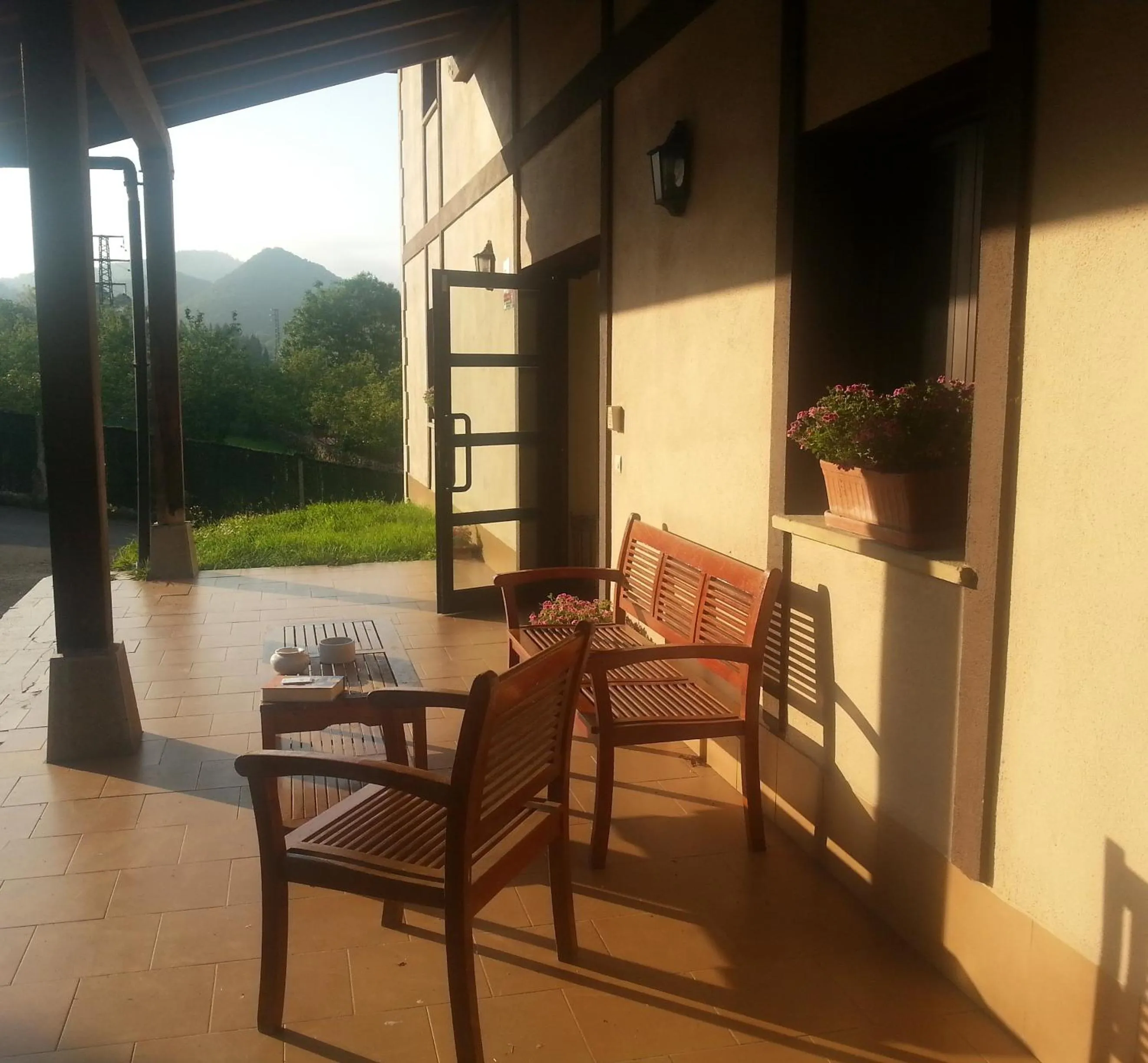 Mountain view in Hotel Ibaigune