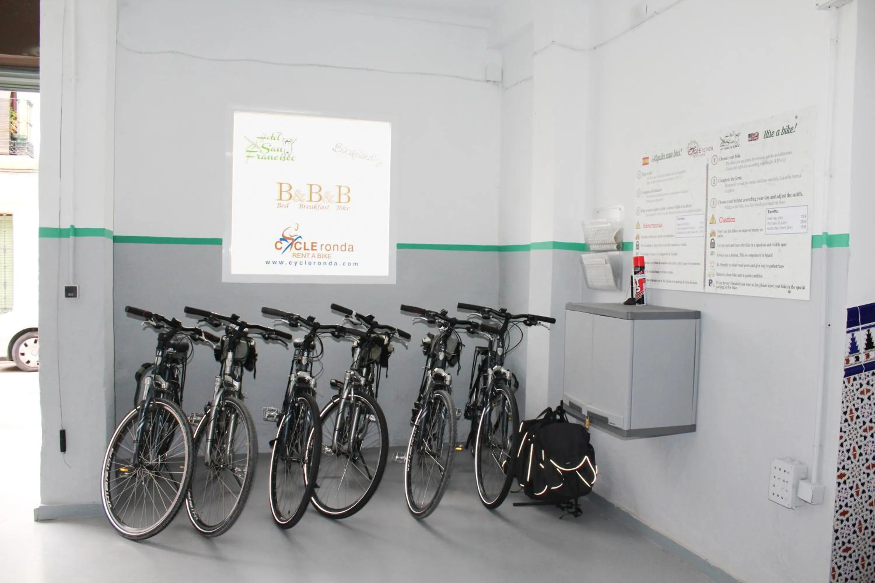 Cycling in Hotel San Francisco