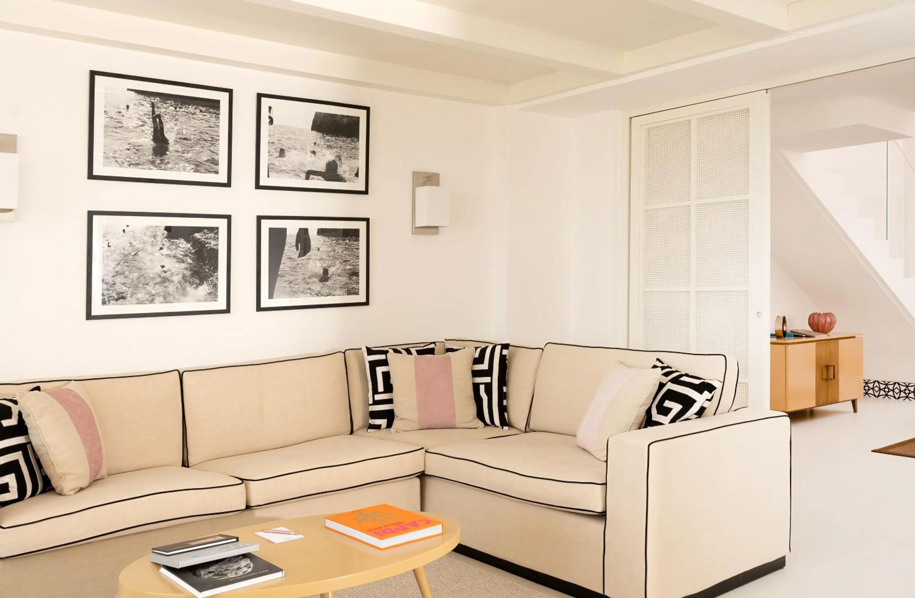 Living room in Palazzo M Capri