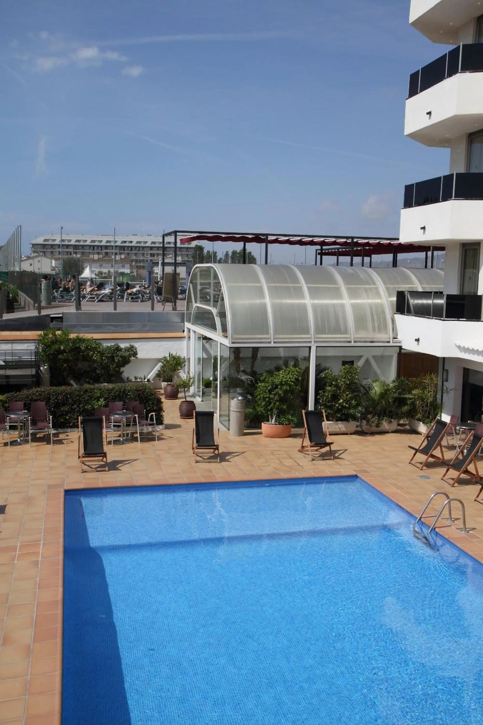 Swimming pool in Don Angel & SPA & Padel- Adults Recommended