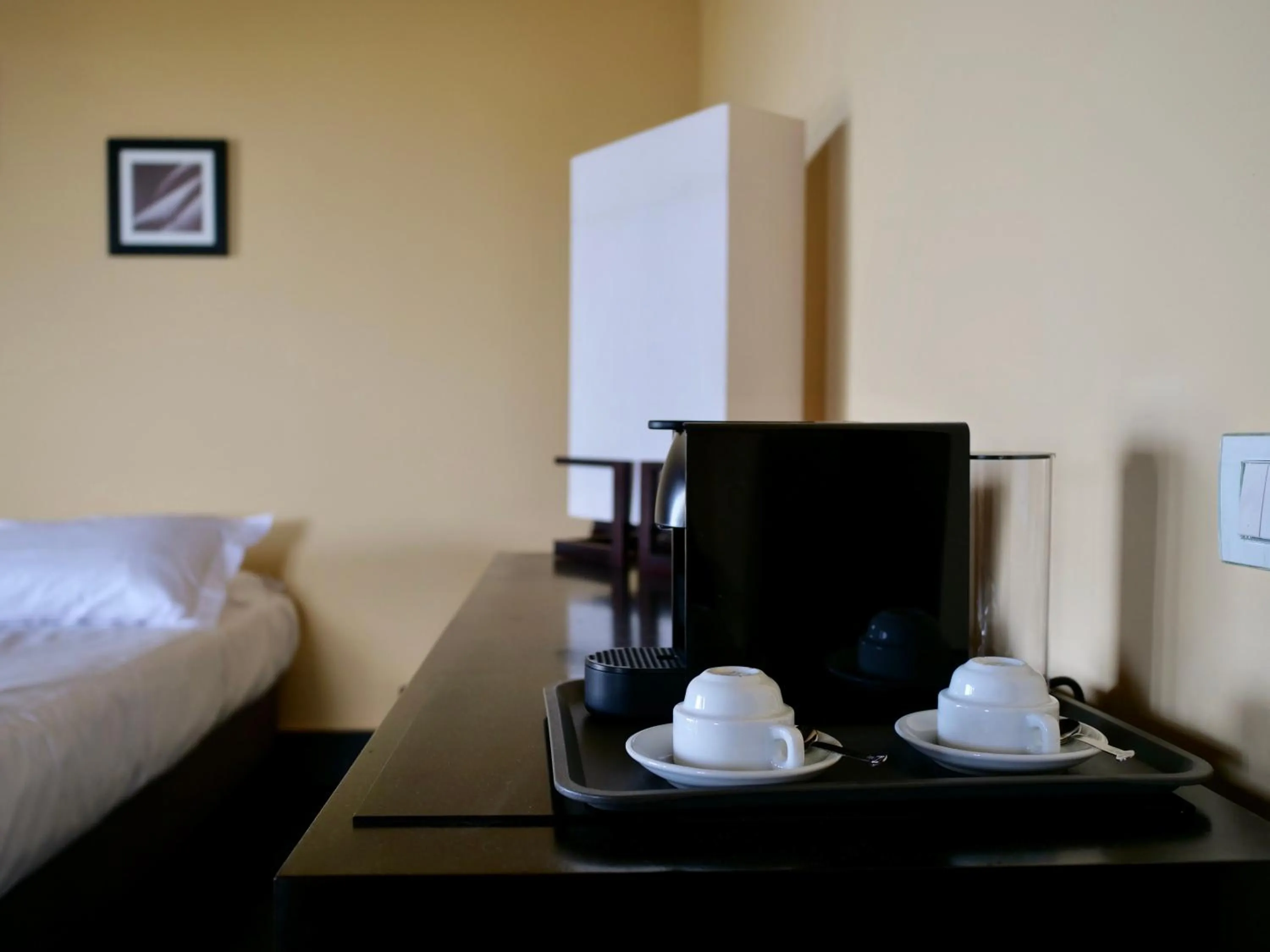 Coffee/tea facilities, Bed in Falconara Greenblu Resort