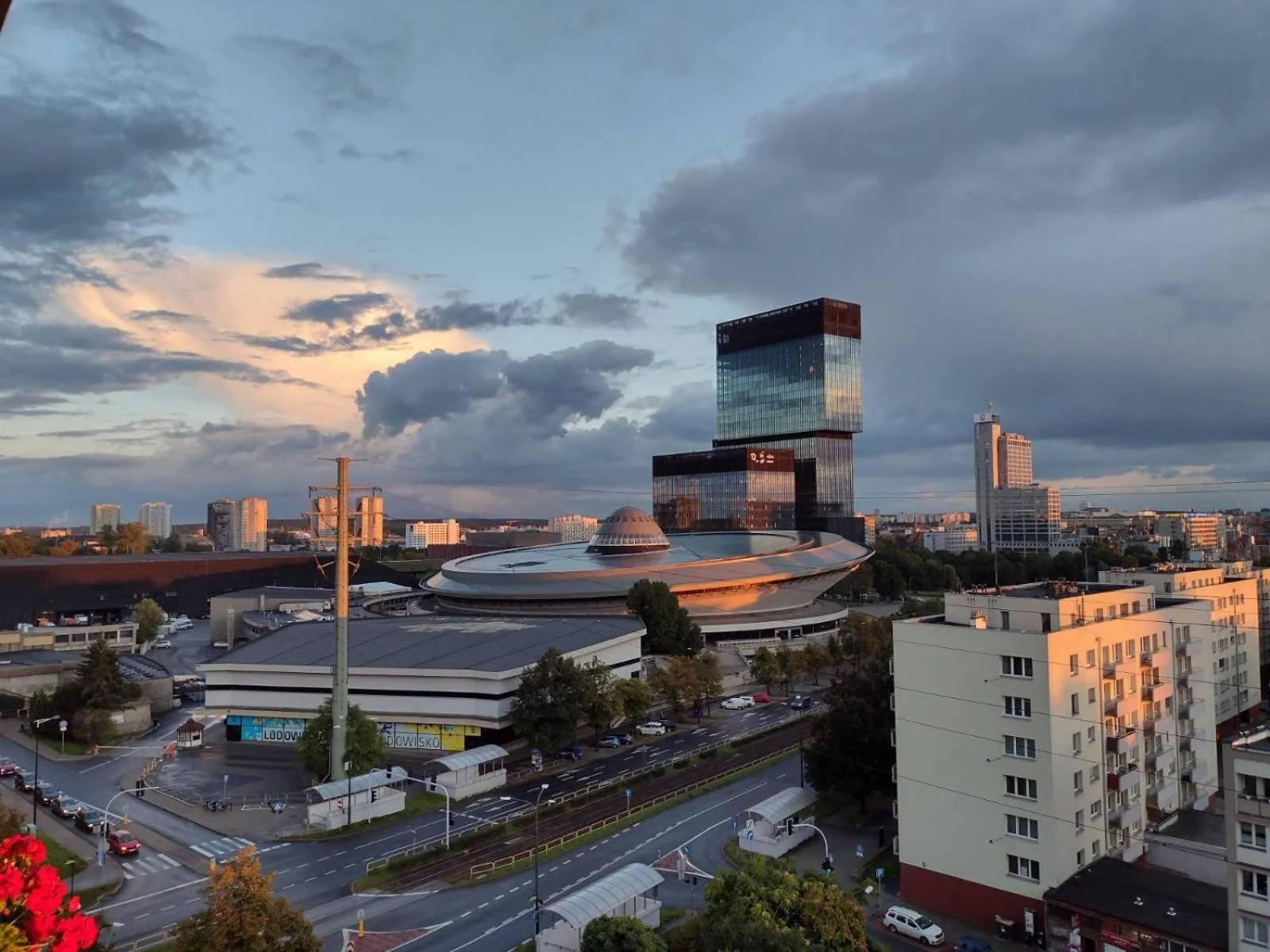 City view in Studio przy Spodku