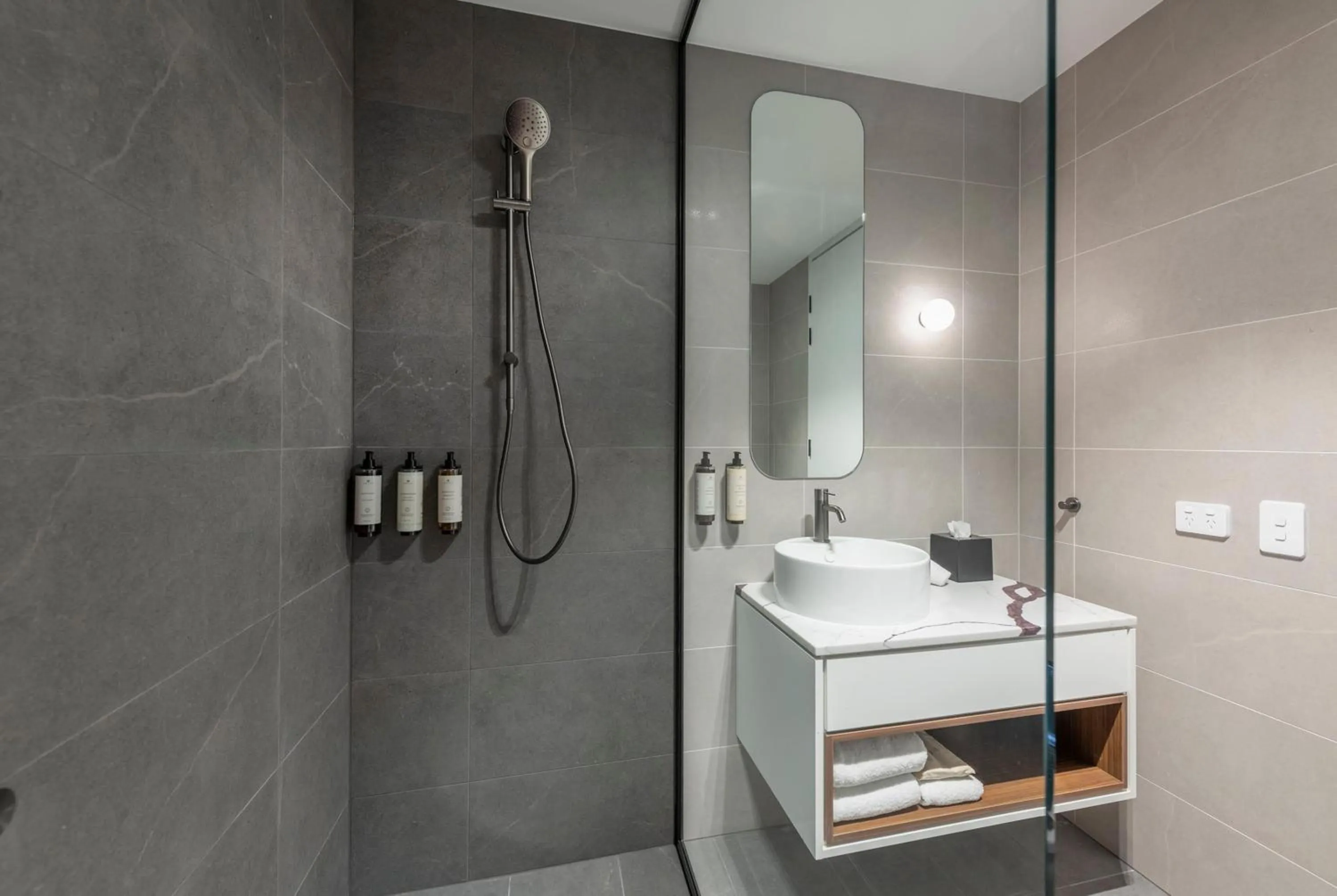 Bathroom in TRYP Adelaide by Wyndham