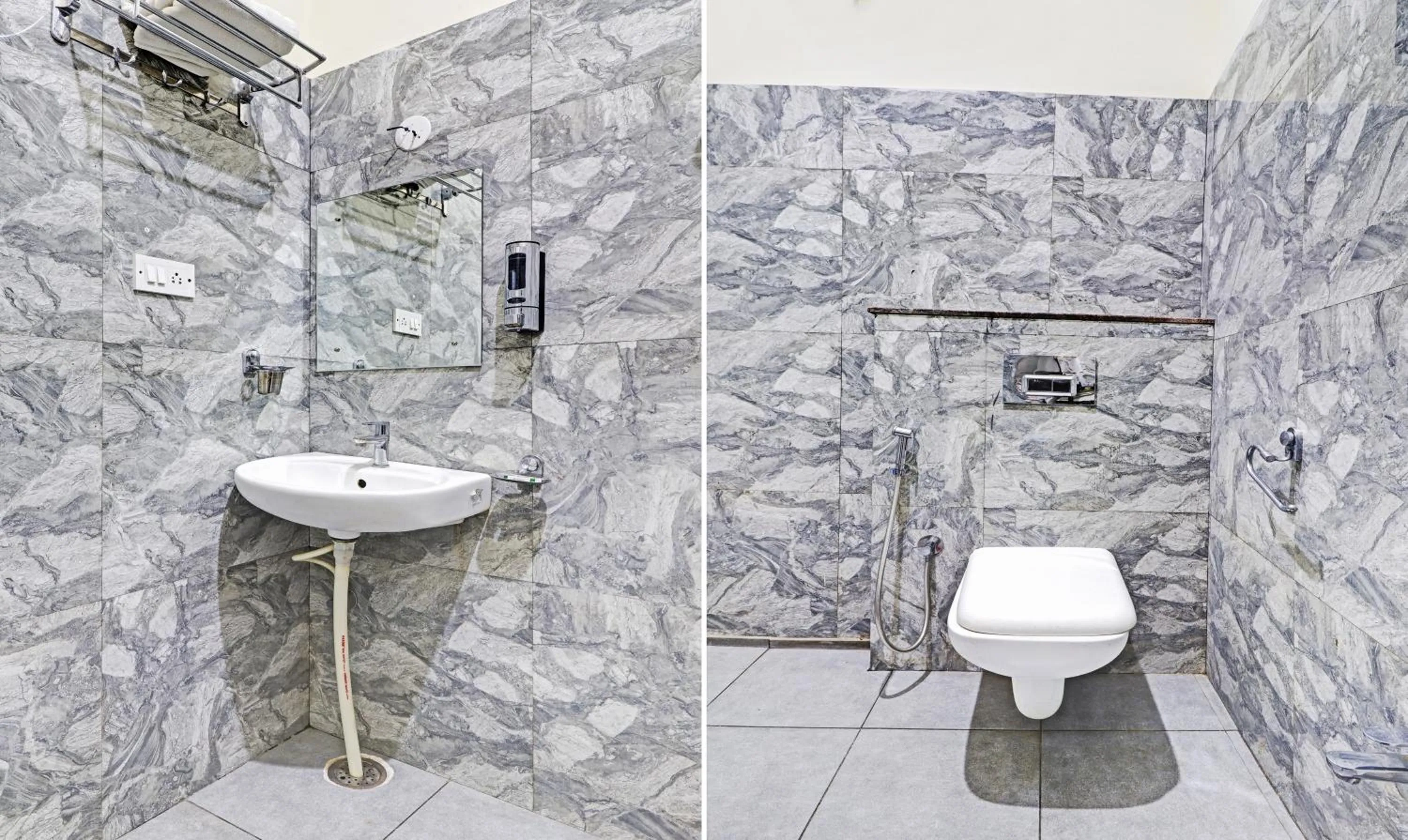 Bathroom in Treebo Skanda Suites