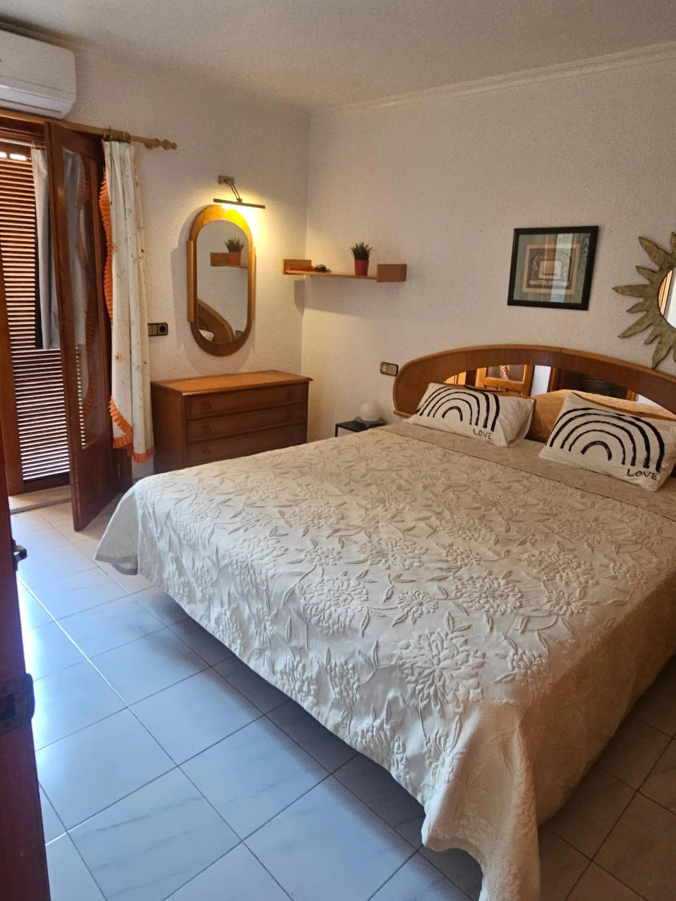 Bed in rosa de los vientos