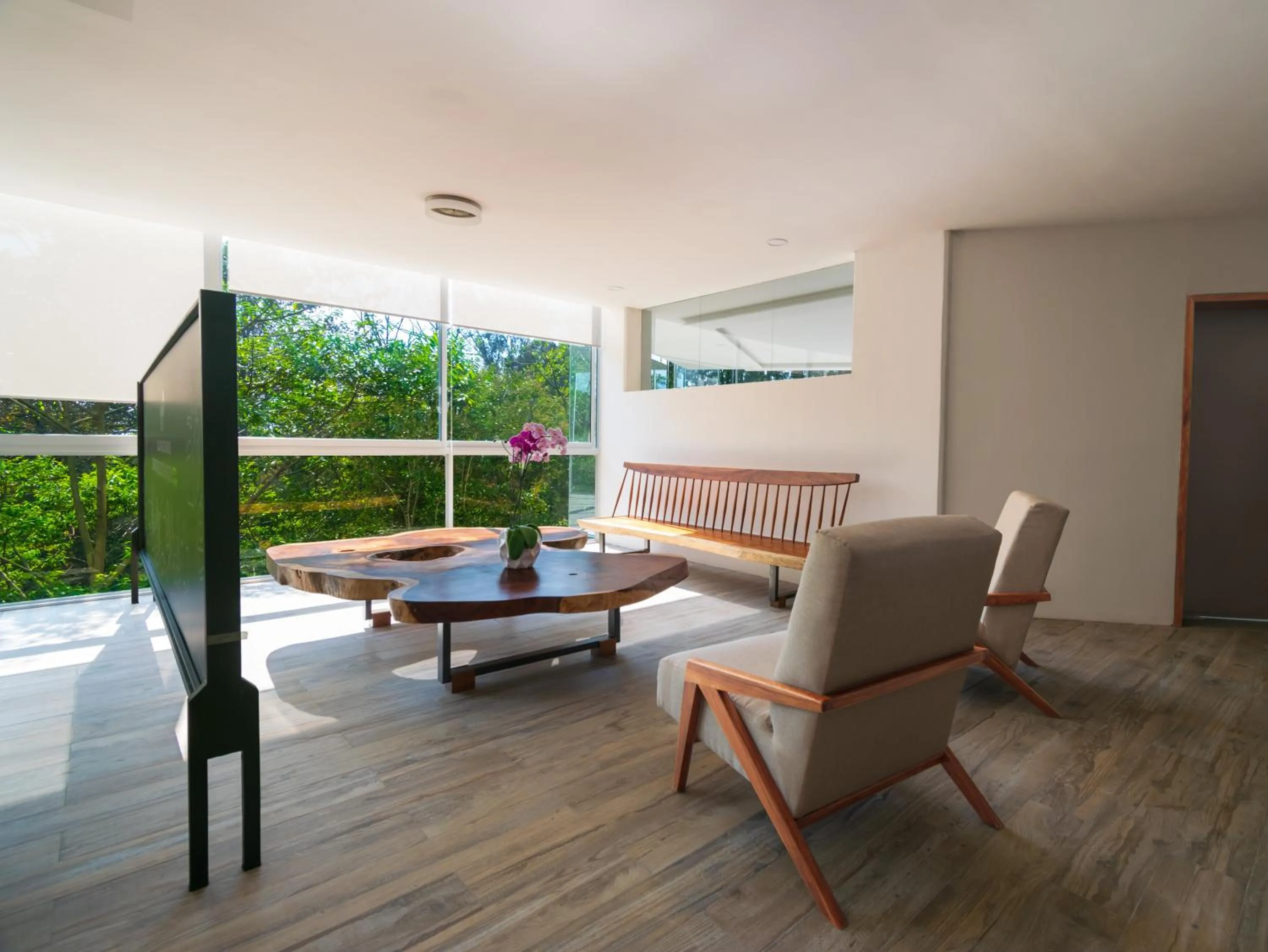 Lobby or reception in Hotel Balcón del Parque