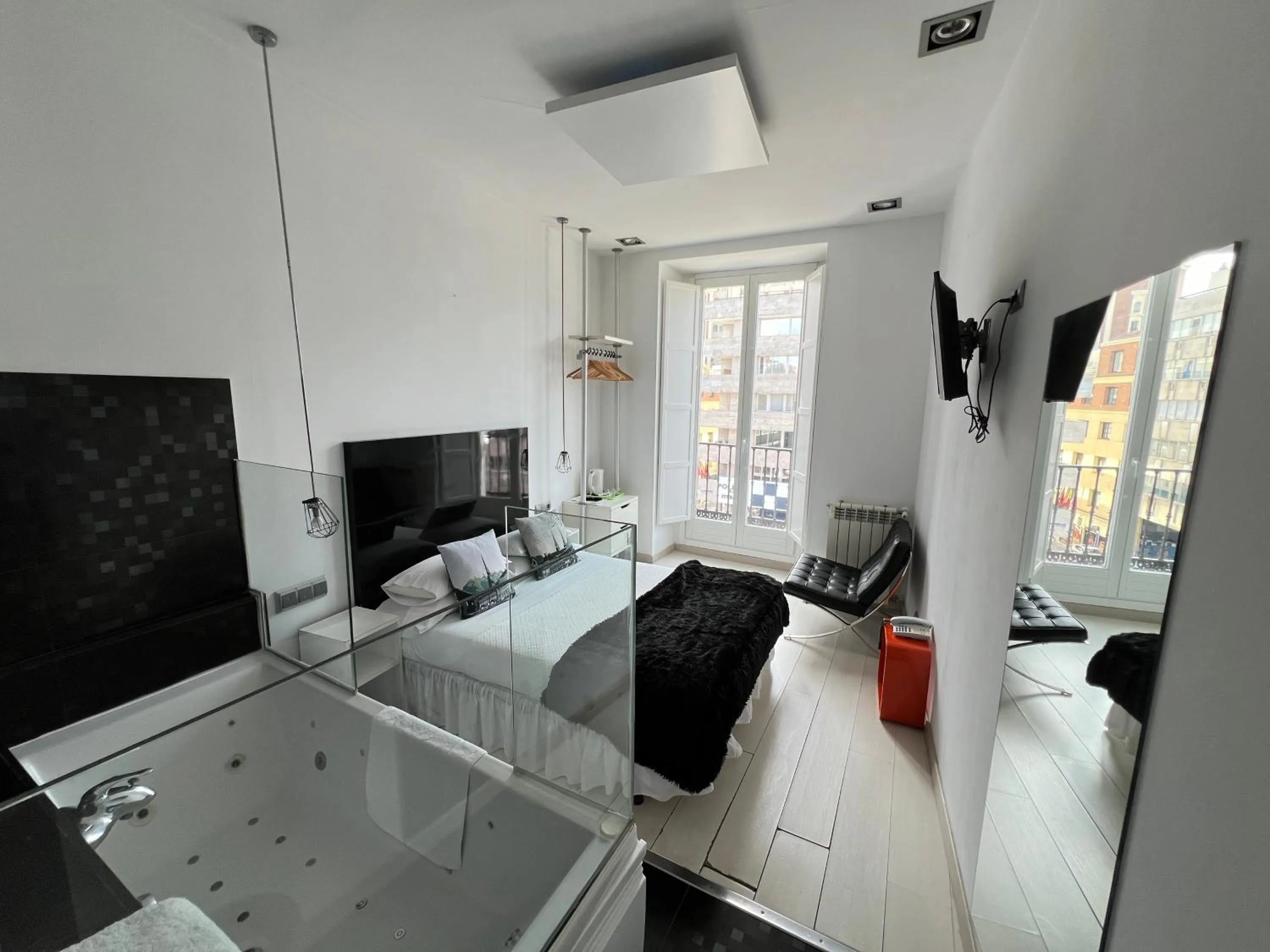 Bed in Hostal Santo Domingo