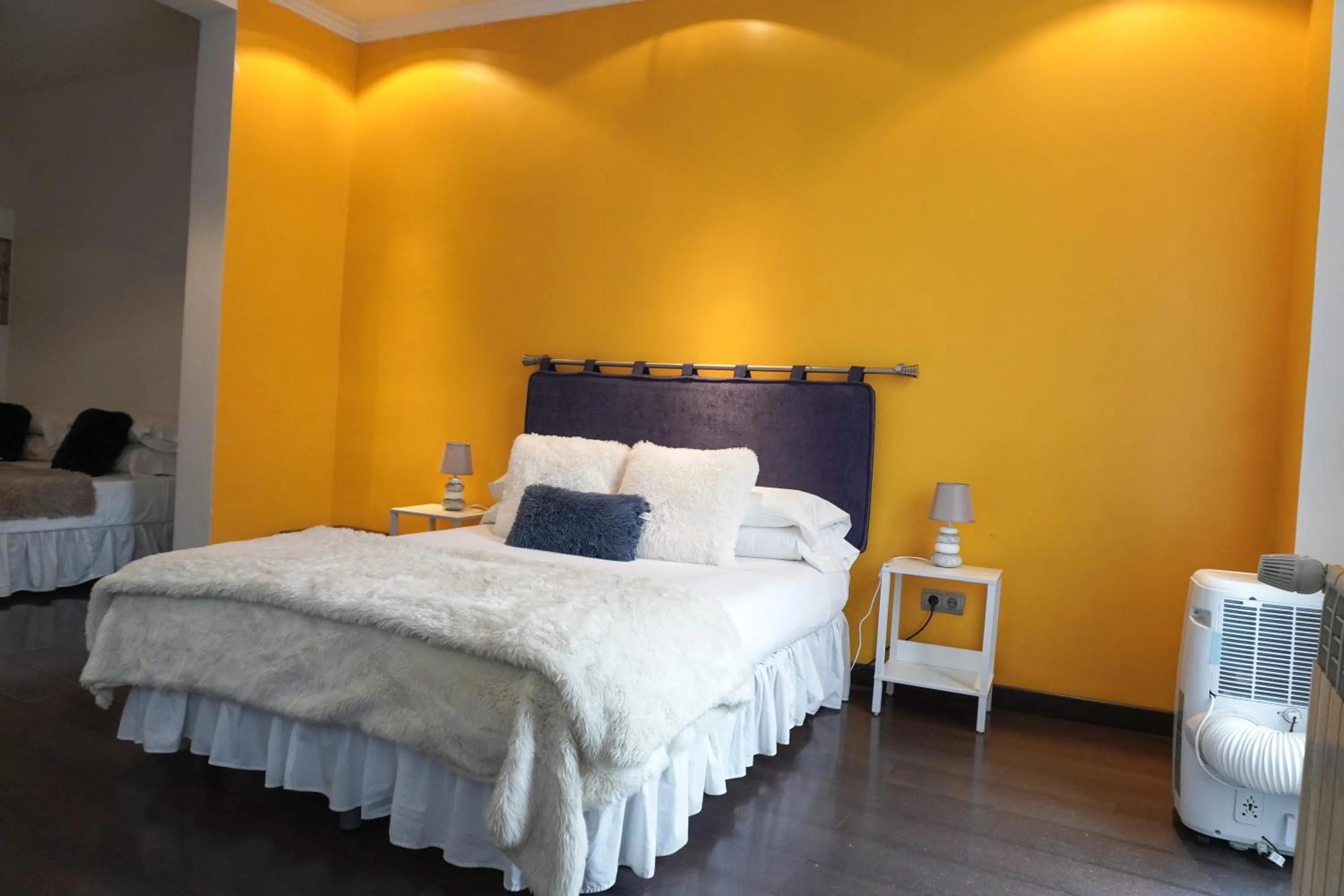 Balcony/Terrace, Bed in Hostal Santo Domingo