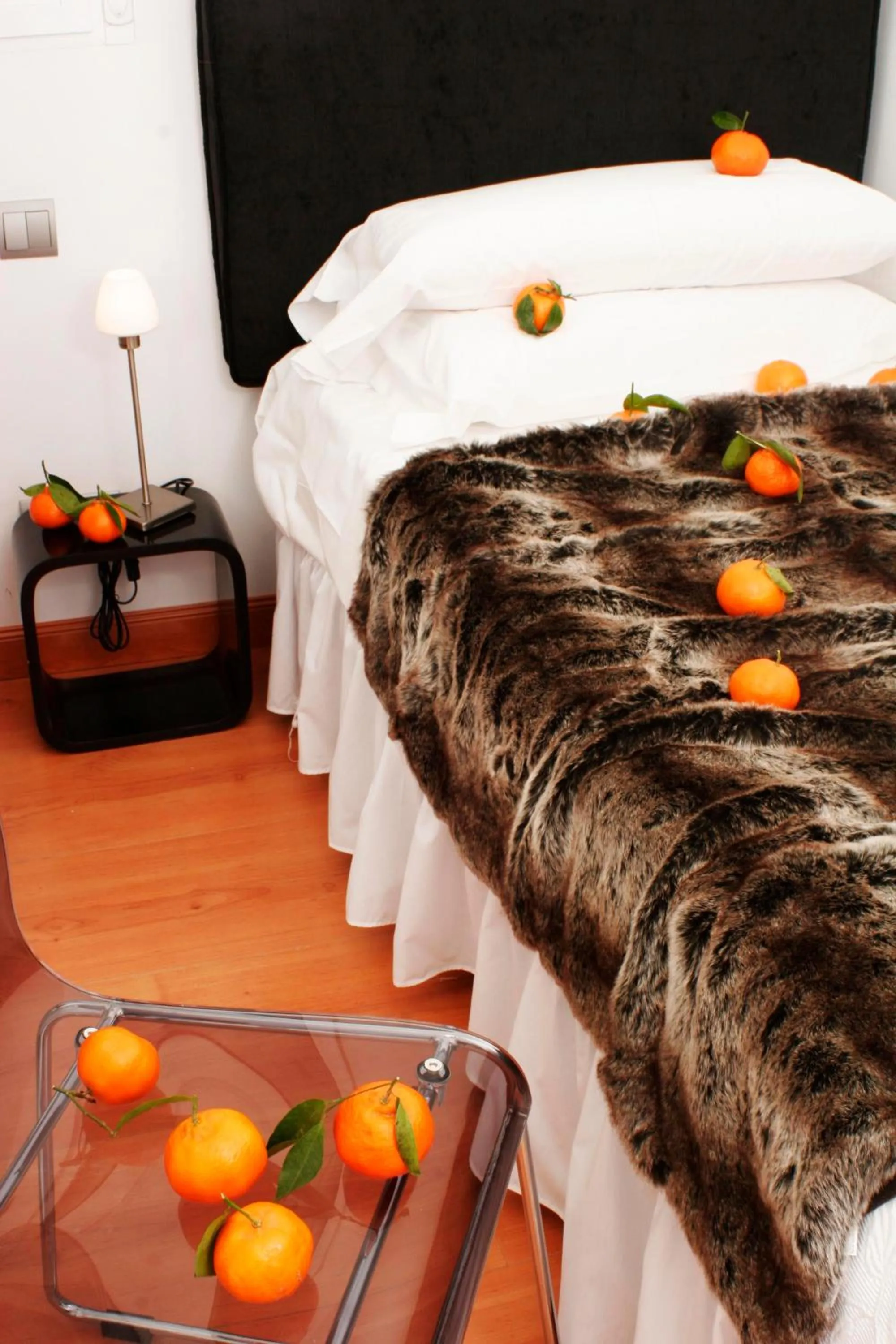 Bed in Hostal Santo Domingo