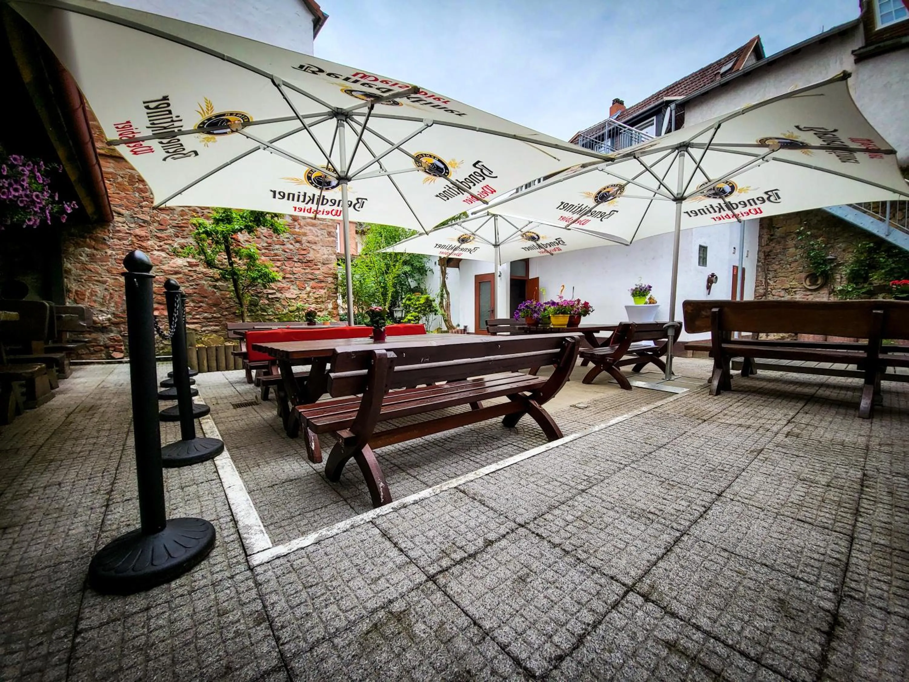 Patio in Hotel und Restaurant Zum Löwen