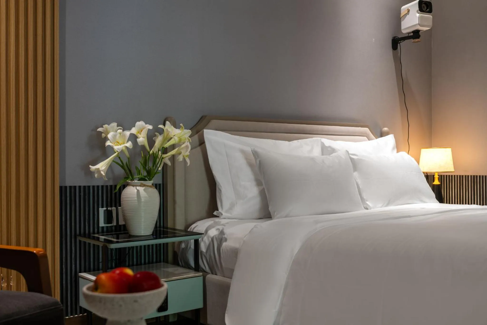 Bed in Payon Dalat Villa