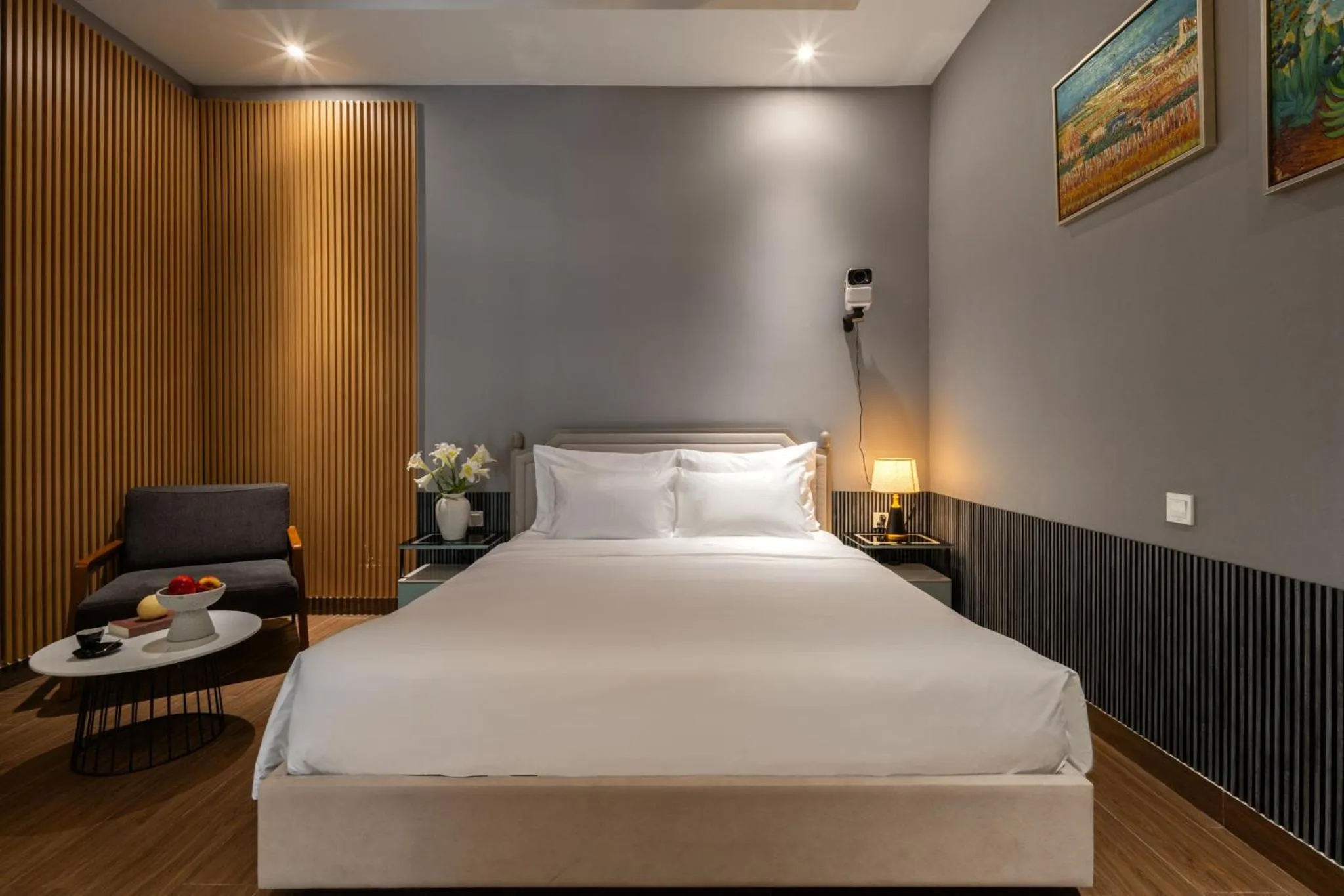 Bed in Payon Dalat Villa