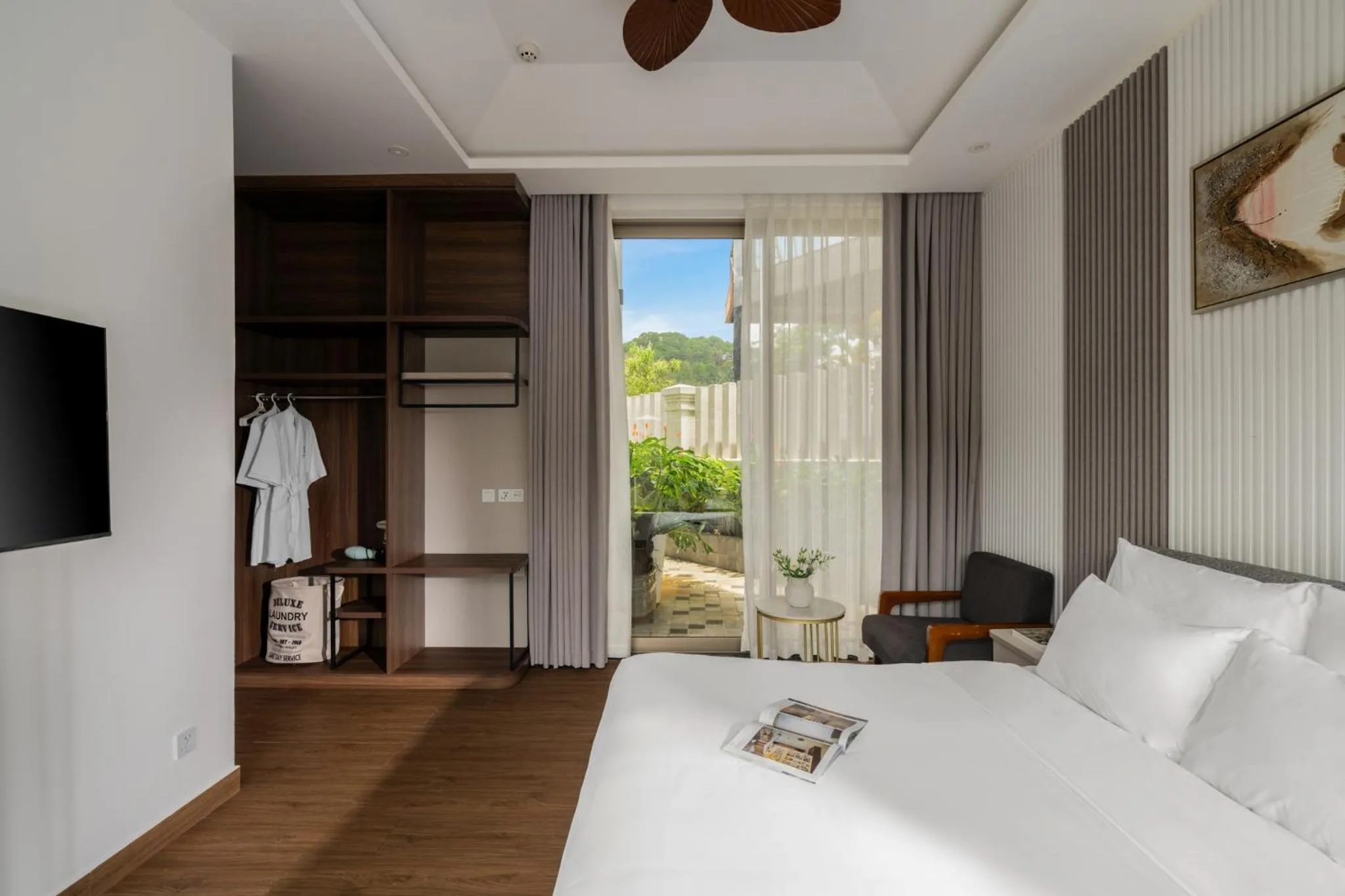 Bed in Payon Dalat Villa