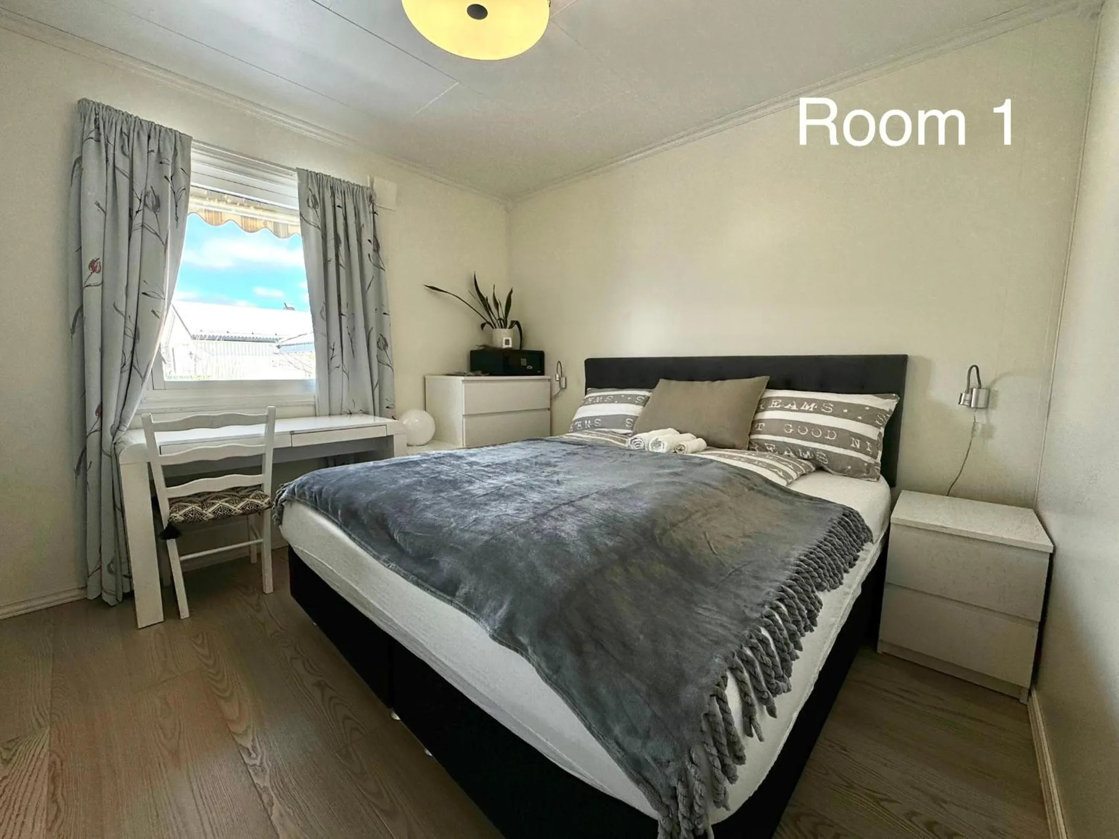 Bed in Just Like Home Bed & Spa - free private parking