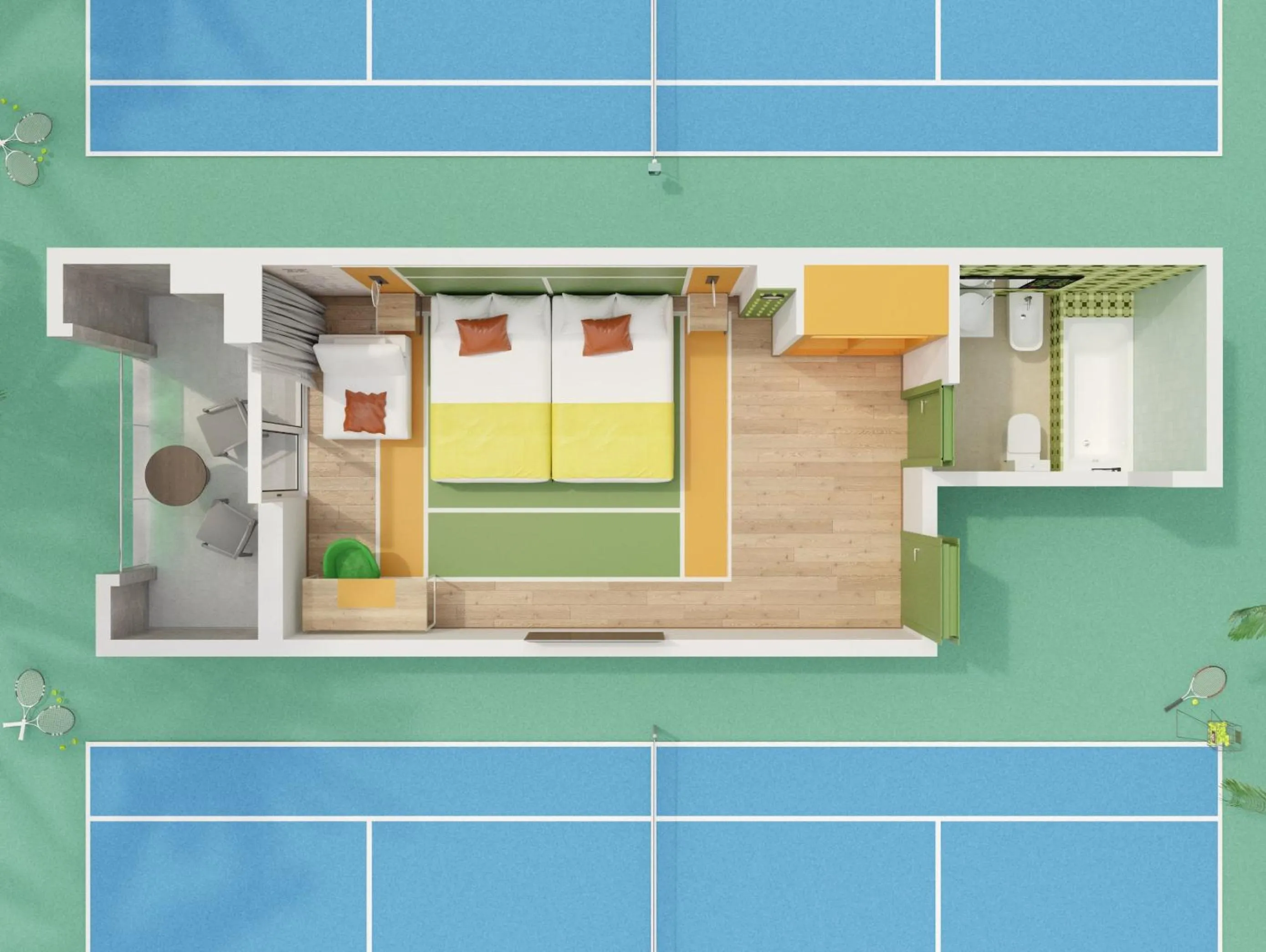 Floor Plan in Marina d'Or® Hotel Gran Duque